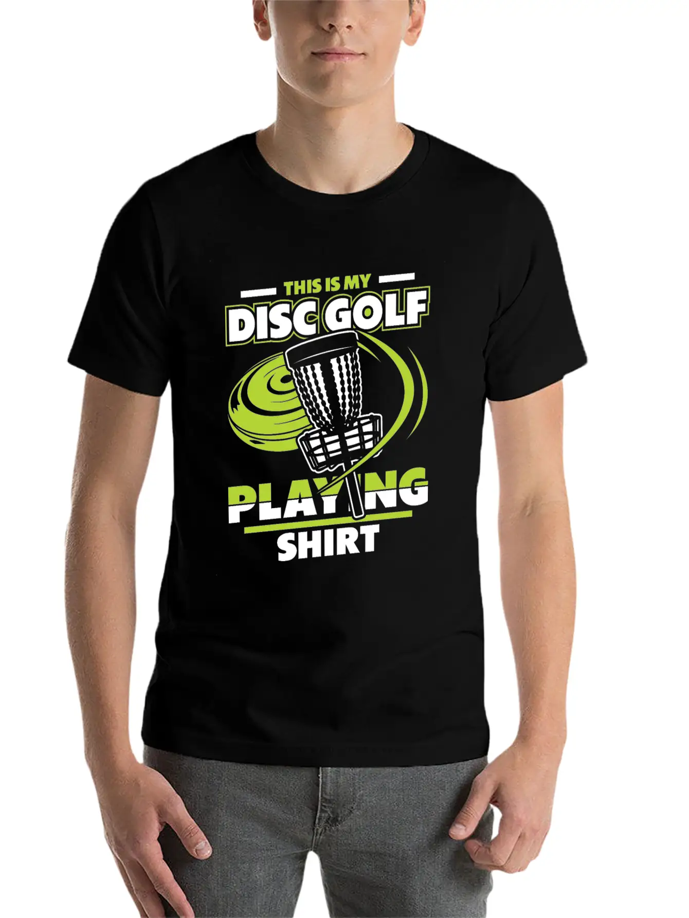 This Is My Disc Golf Playing Clothing Player Pro Unisex Casual T-Shirt – Clean Design For Daily Comfort