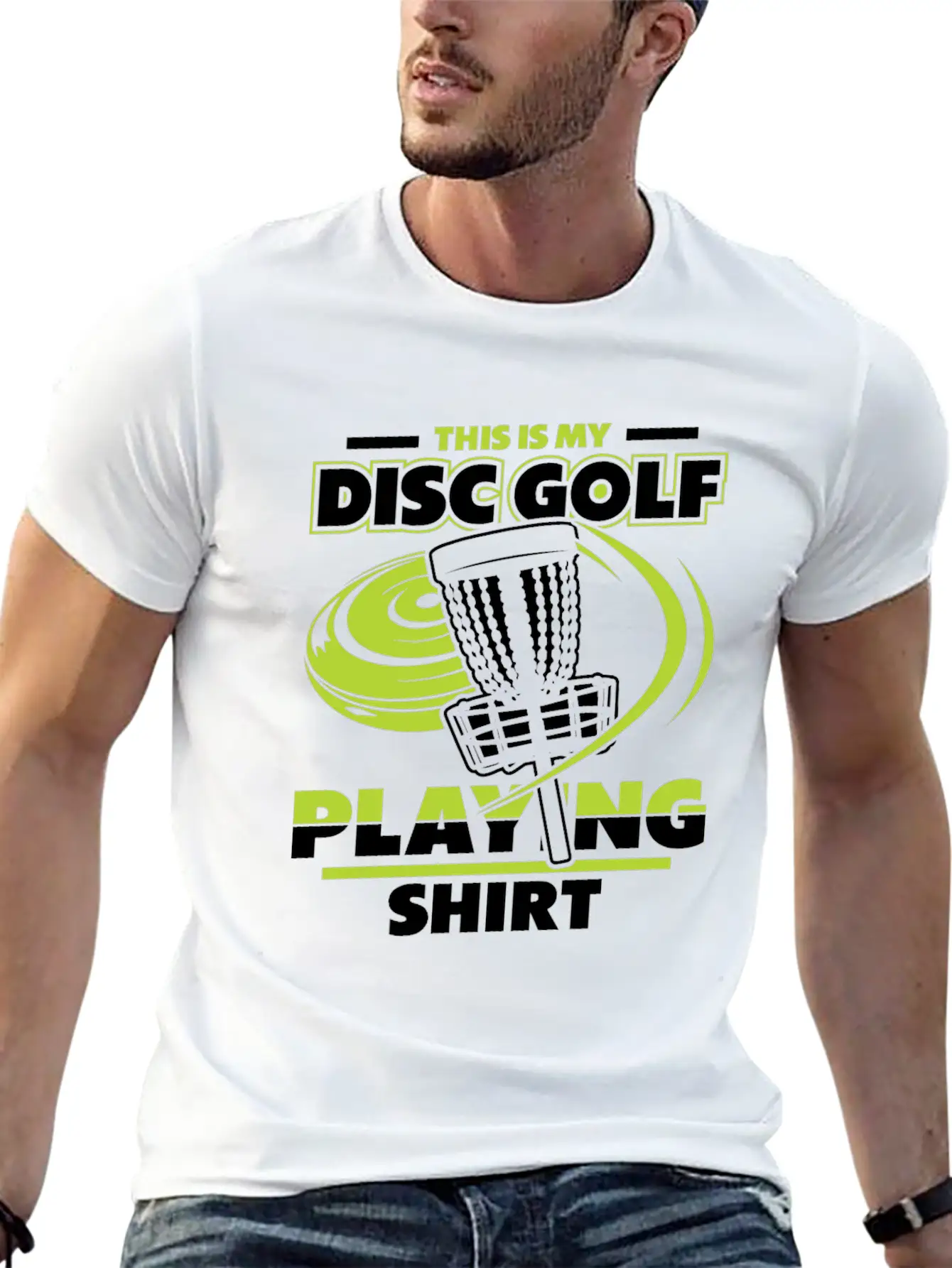 This Is My Disc Golf Playing Clothing Player Pro Unisex Casual T-Shirt – Clean Design For Daily Comfort
