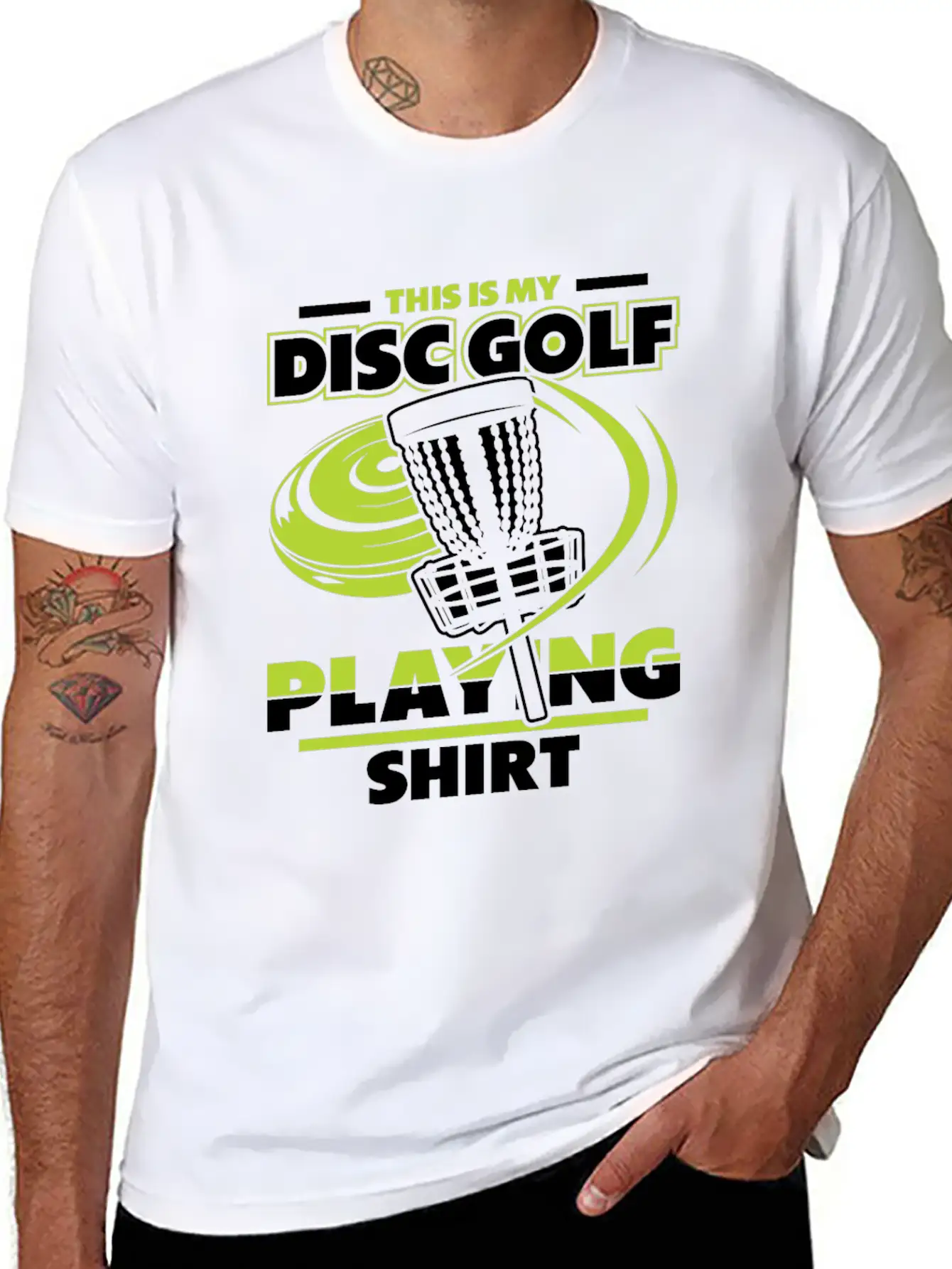 This Is My Disc Golf Playing Clothing Player Pro Unisex Casual T-Shirt – Clean Design For Daily Comfort