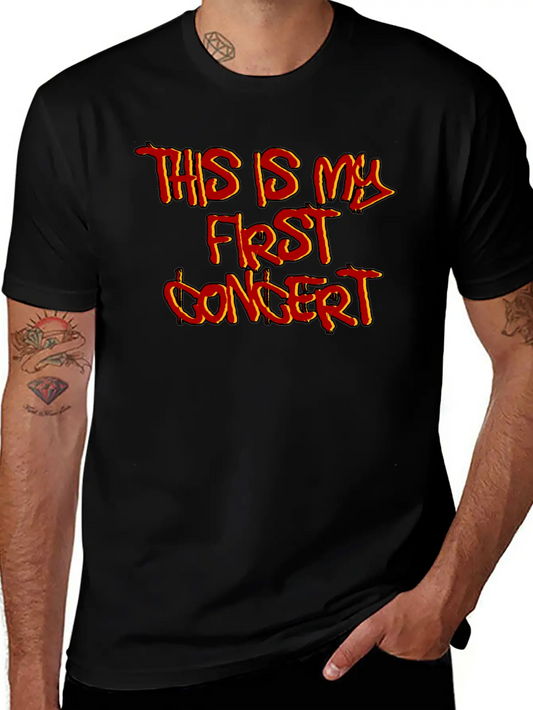 This Is My First Concert 24 Unisex Short Sleeve Soft Cotton T-Shirt – Casual Everyday Wear