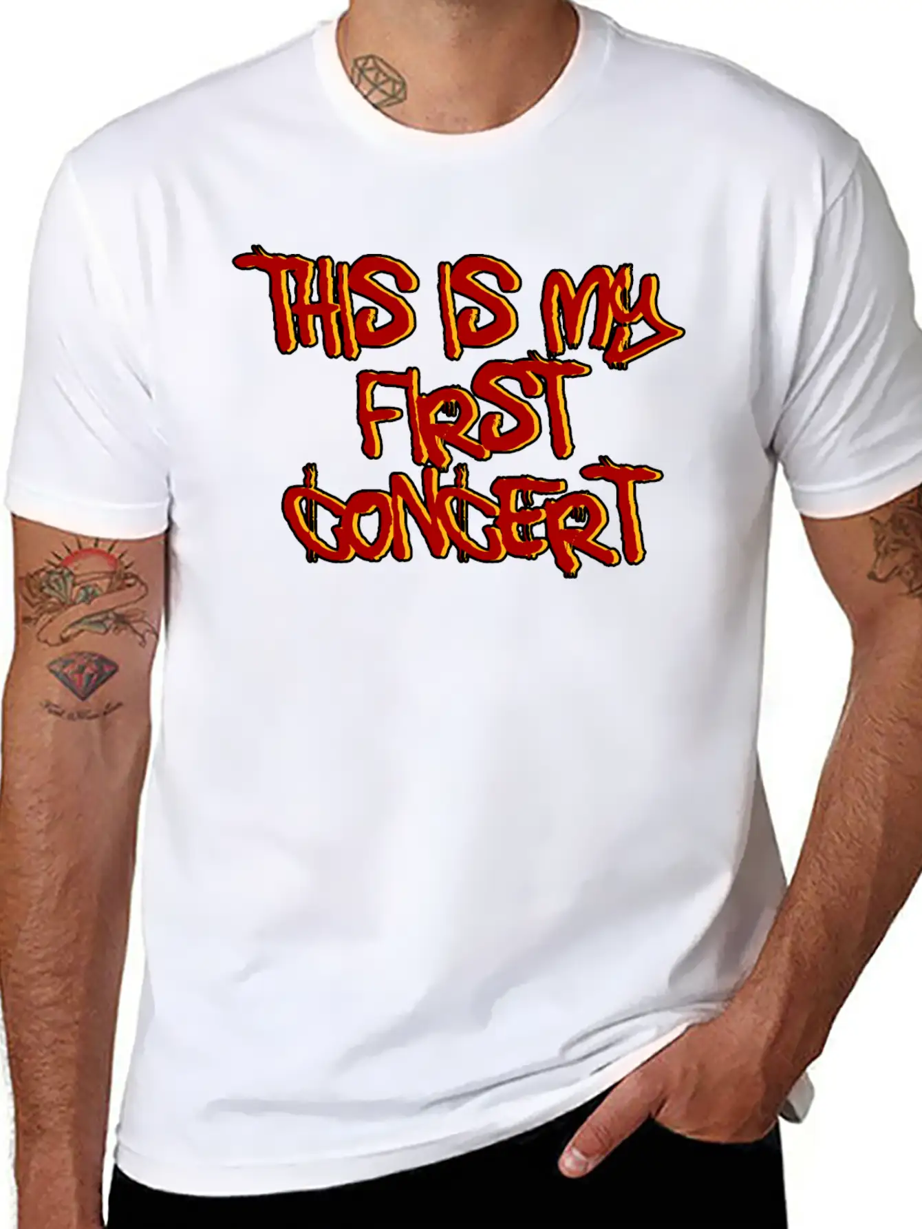 This Is My First Concert 24 Unisex Short Sleeve Soft Cotton T-Shirt – Casual Everyday Wear