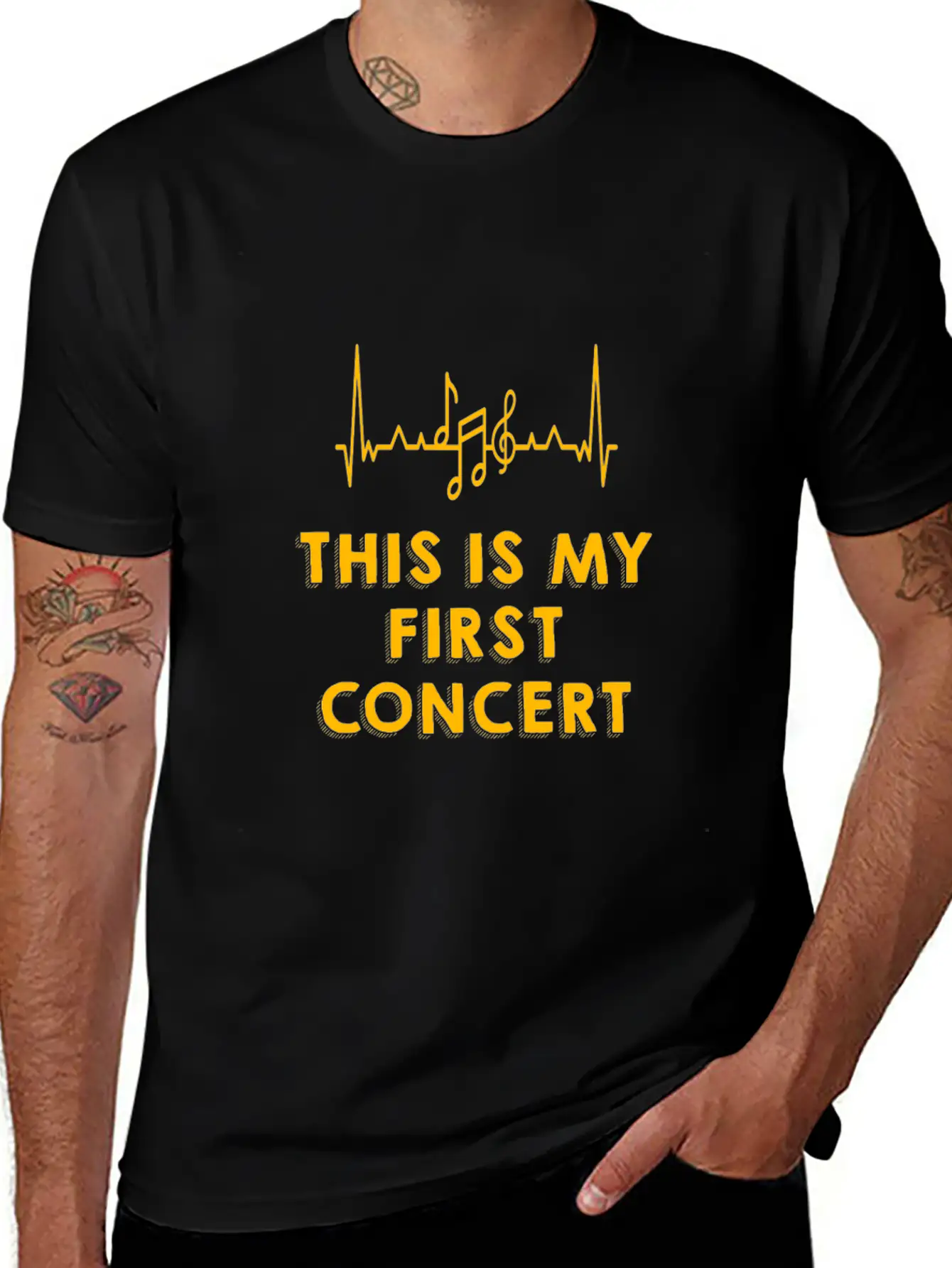 This Is My First Concert Stylish Everyday T-Shirt – Unisex Basic Cotton Tee