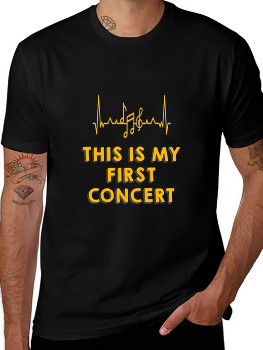 This Is My First Concert Stylish Everyday T-Shirt – Unisex Basic Cotton Tee