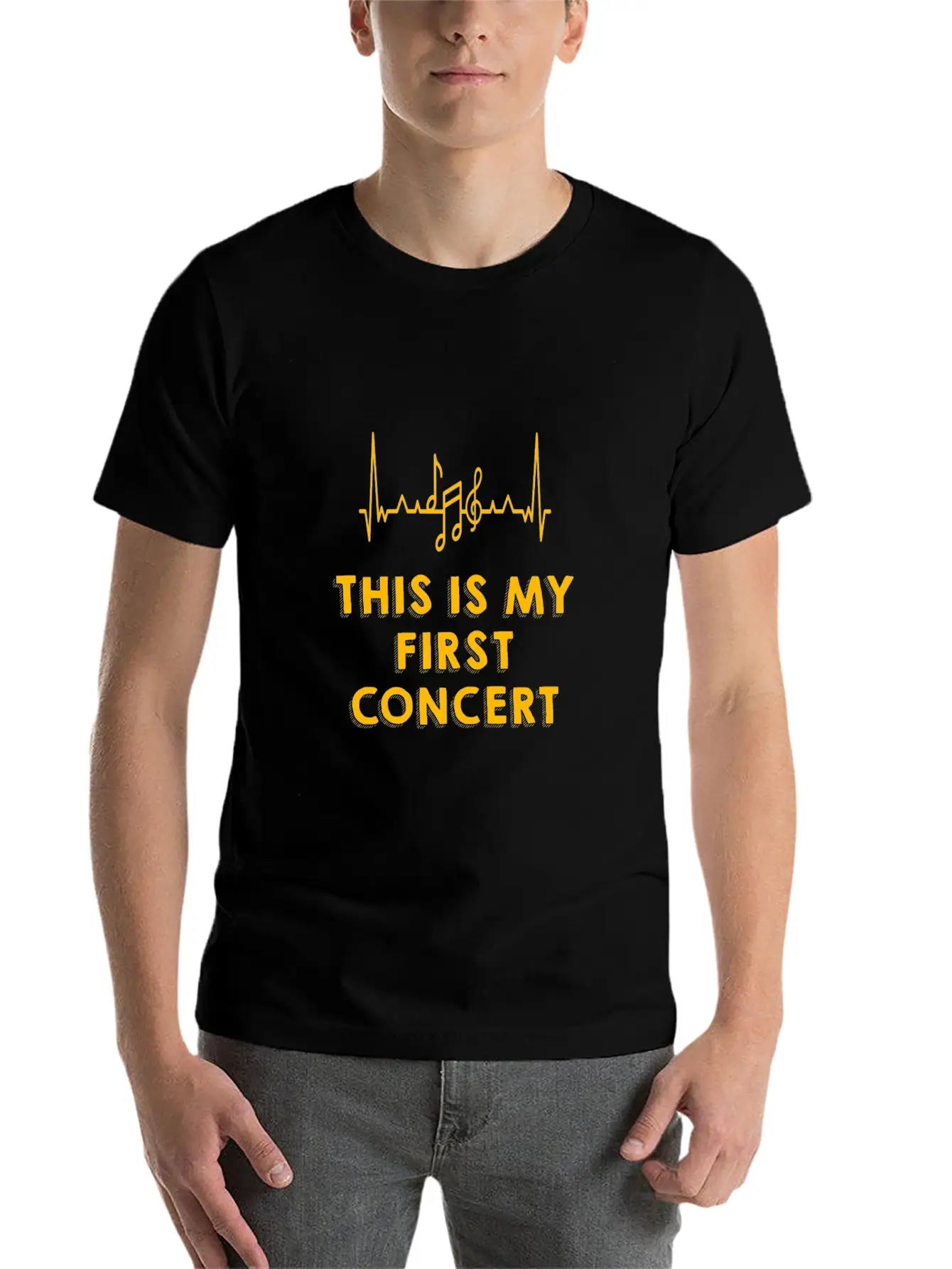 This Is My First Concert Stylish Everyday T-Shirt – Unisex Basic Cotton Tee