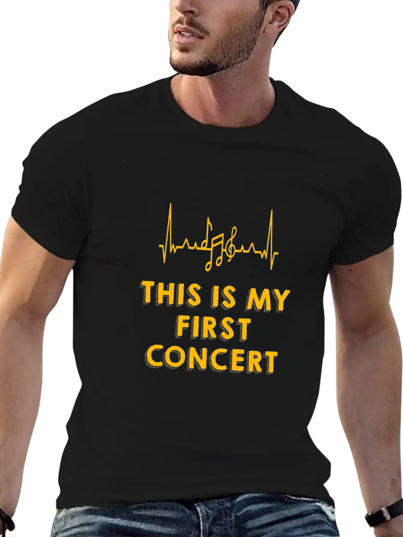 This Is My First Concert Stylish Everyday T-Shirt – Unisex Basic Cotton Tee