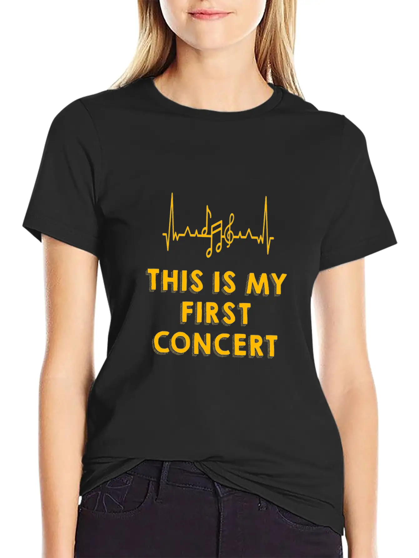 This Is My First Concert Stylish Everyday T-Shirt – Unisex Basic Cotton Tee