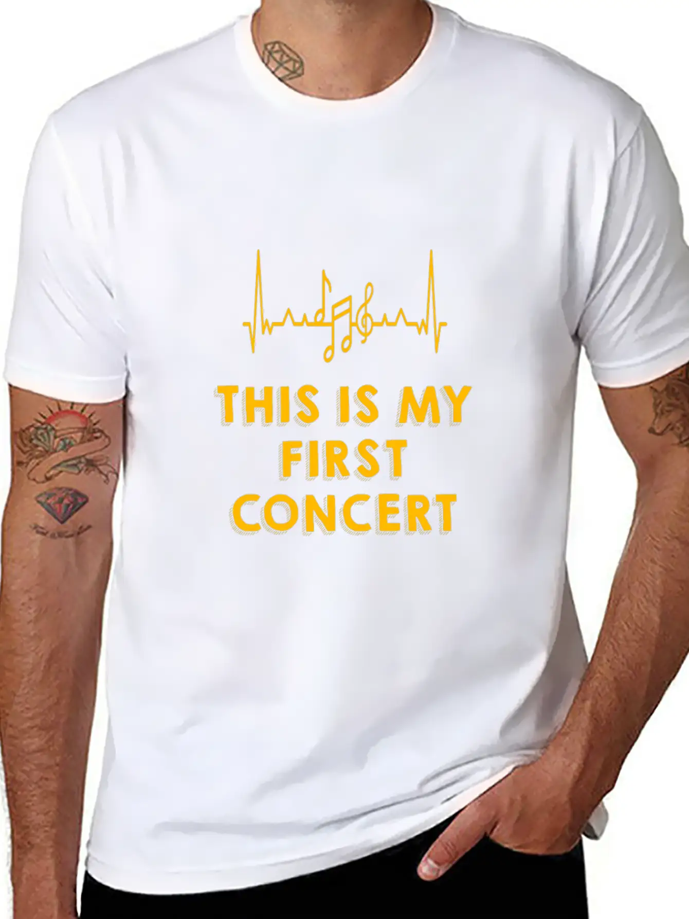 This Is My First Concert Stylish Everyday T-Shirt – Unisex Basic Cotton Tee
