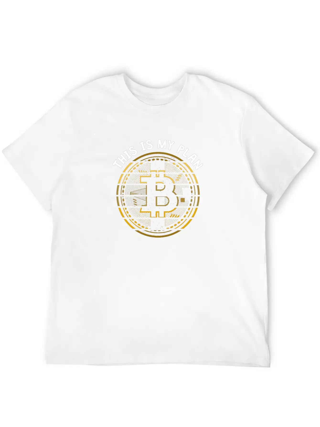 This Is My Plan B, Bitcoin Cryptocurrency Unisex Casual T-Shirt – Clean Design For Daily Comfort