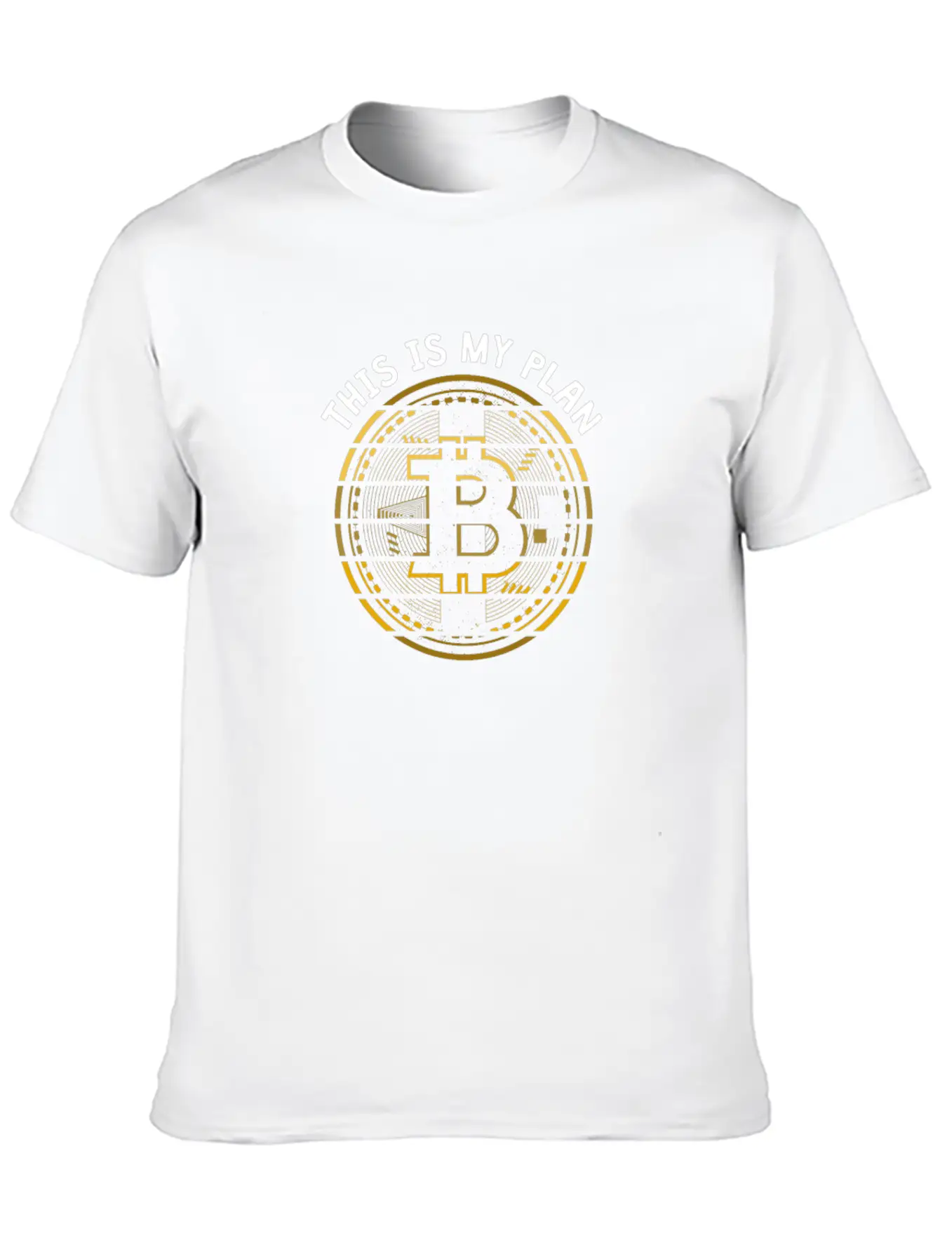 This Is My Plan B, Bitcoin Cryptocurrency Unisex Casual T-Shirt – Clean Design For Daily Comfort
