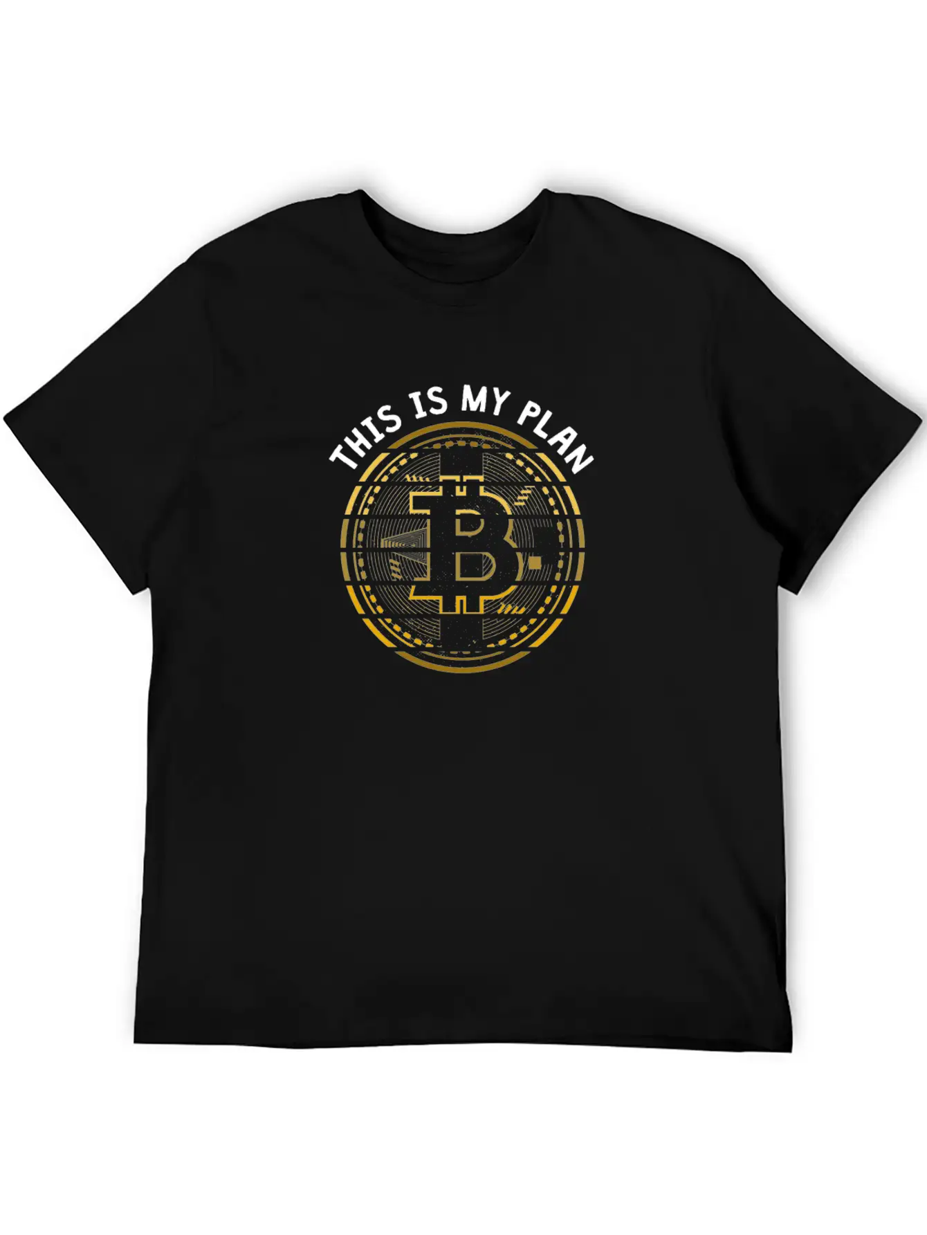 This Is My Plan B, Bitcoin Cryptocurrency Unisex Casual T-Shirt – Clean Design For Daily Comfort