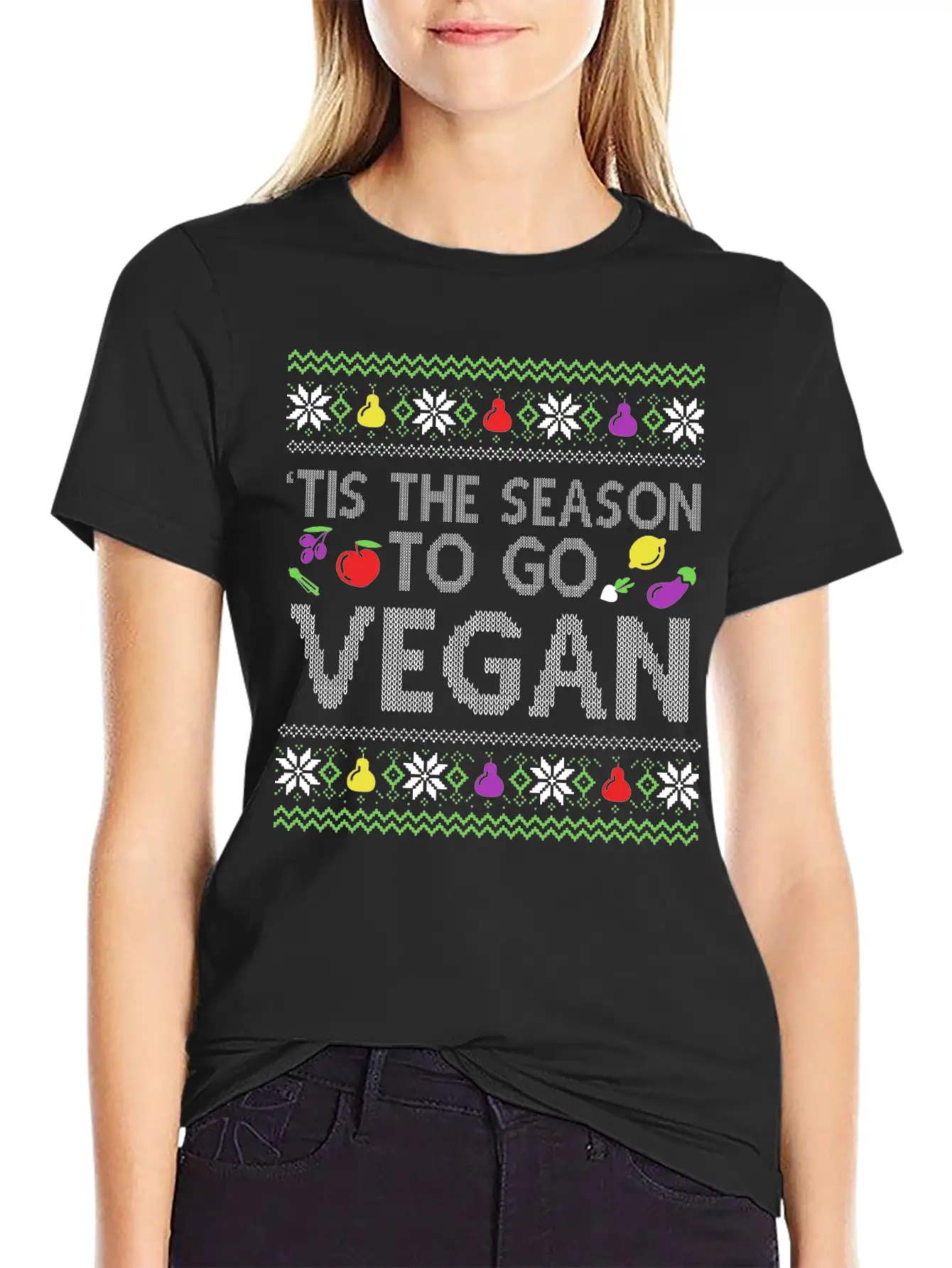 This Is The Seasons To Go Vegan Veganism Stylish Everyday T-Shirt – Unisex Basic Cotton Tee