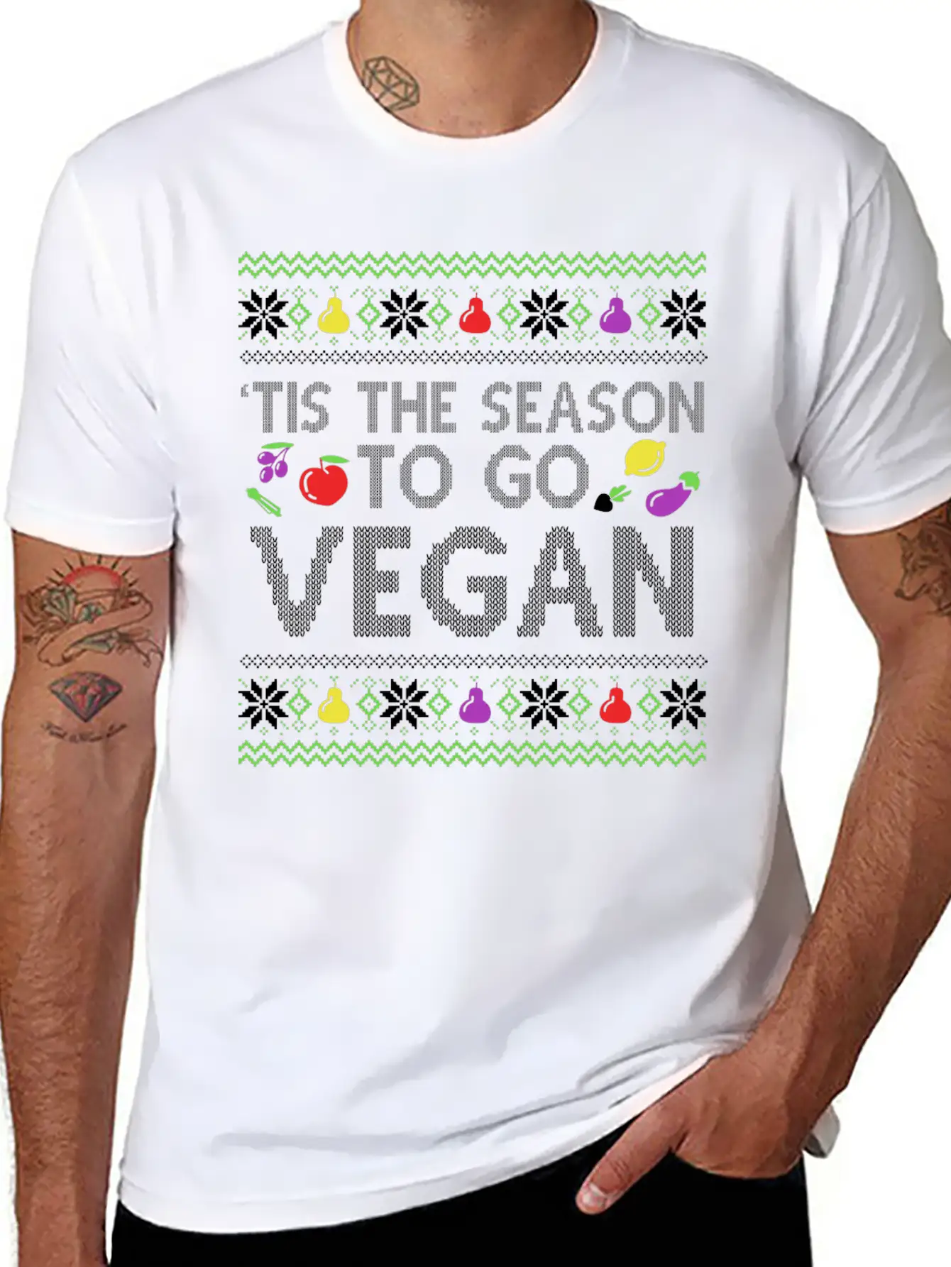 This Is The Seasons To Go Vegan Veganism Stylish Everyday T-Shirt – Unisex Basic Cotton Tee