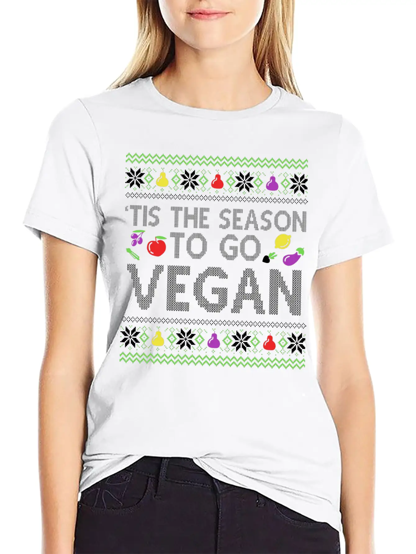 This Is The Seasons To Go Vegan Veganism Stylish Everyday T-Shirt – Unisex Basic Cotton Tee