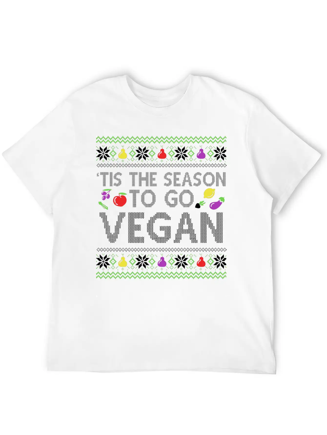 This Is The Seasons To Go Vegan Veganism Stylish Everyday T-Shirt – Unisex Basic Cotton Tee