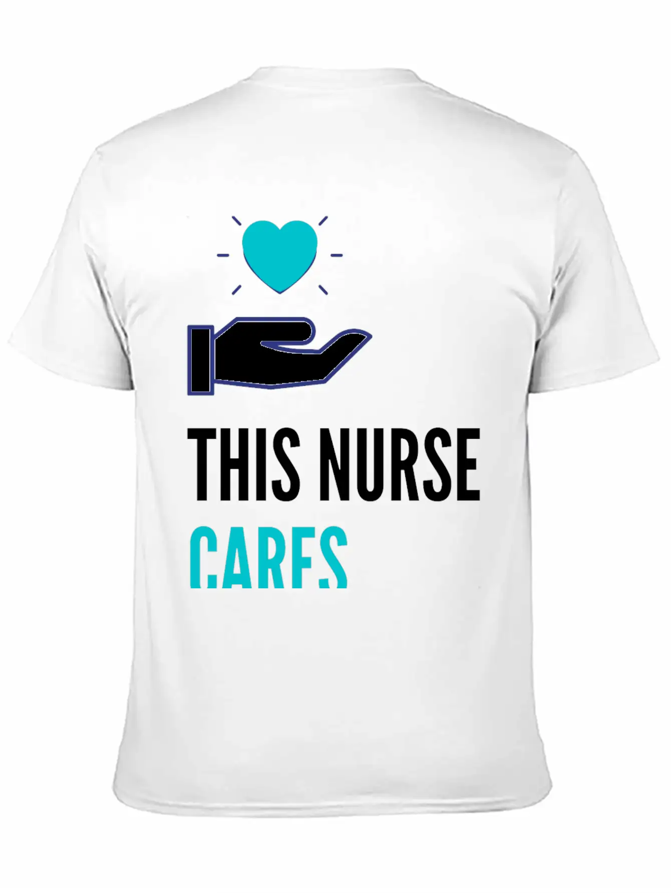 This Nurse Cares Stylish Everyday T-Shirt – Unisex Basic Cotton Tee