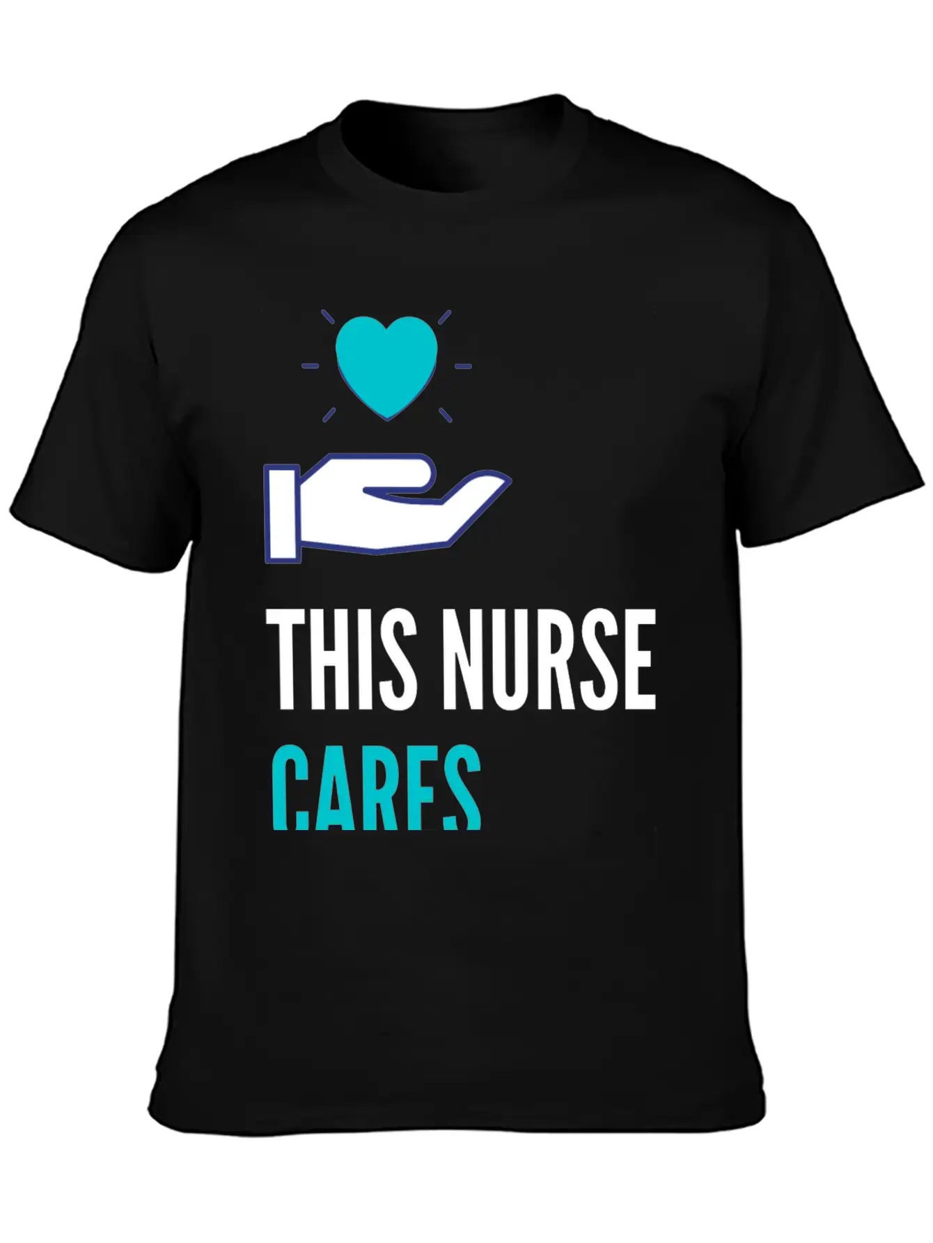 This Nurse Cares Stylish Everyday T-Shirt – Unisex Basic Cotton Tee