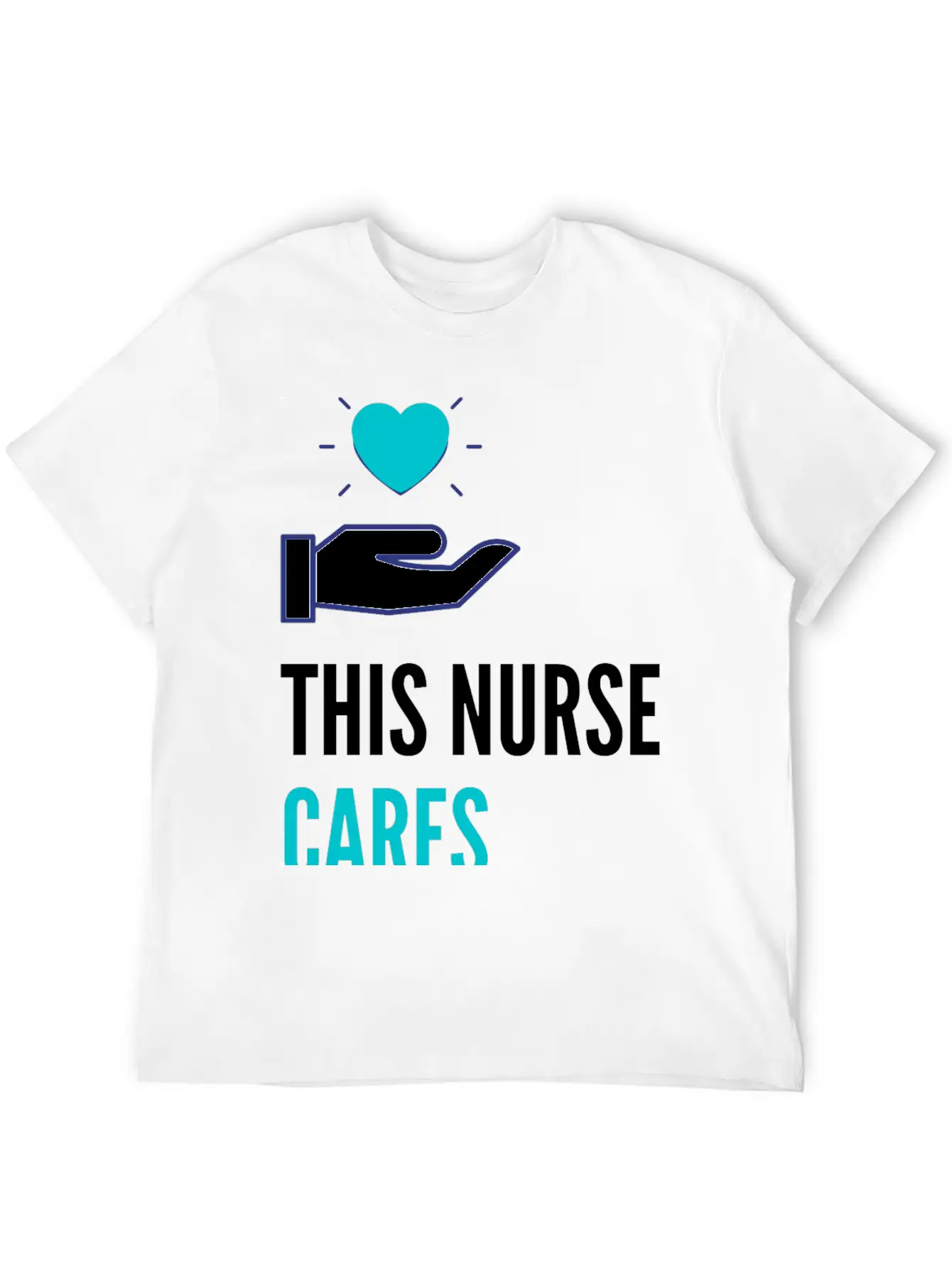 This Nurse Cares Stylish Everyday T-Shirt – Unisex Basic Cotton Tee