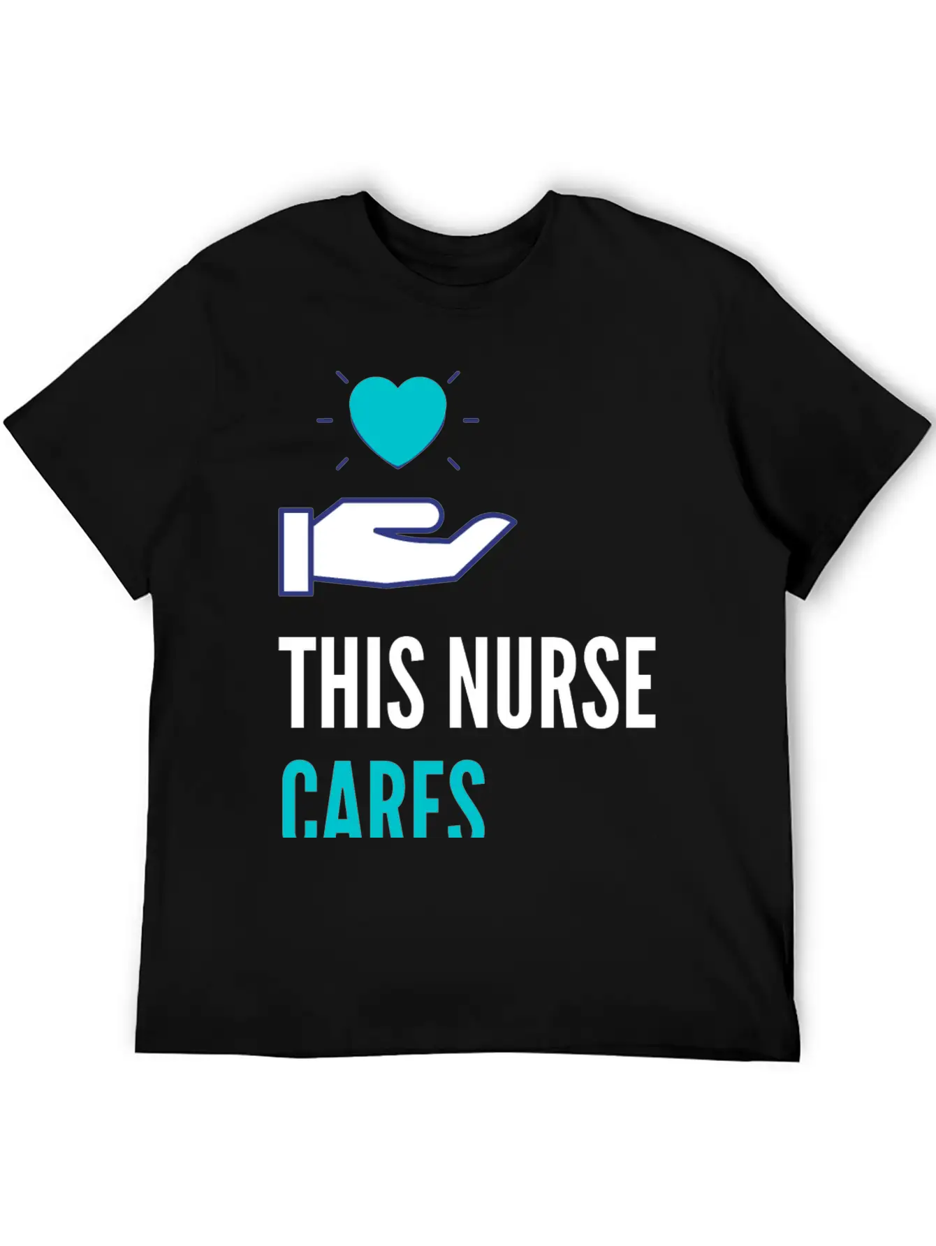 This Nurse Cares Stylish Everyday T-Shirt – Unisex Basic Cotton Tee