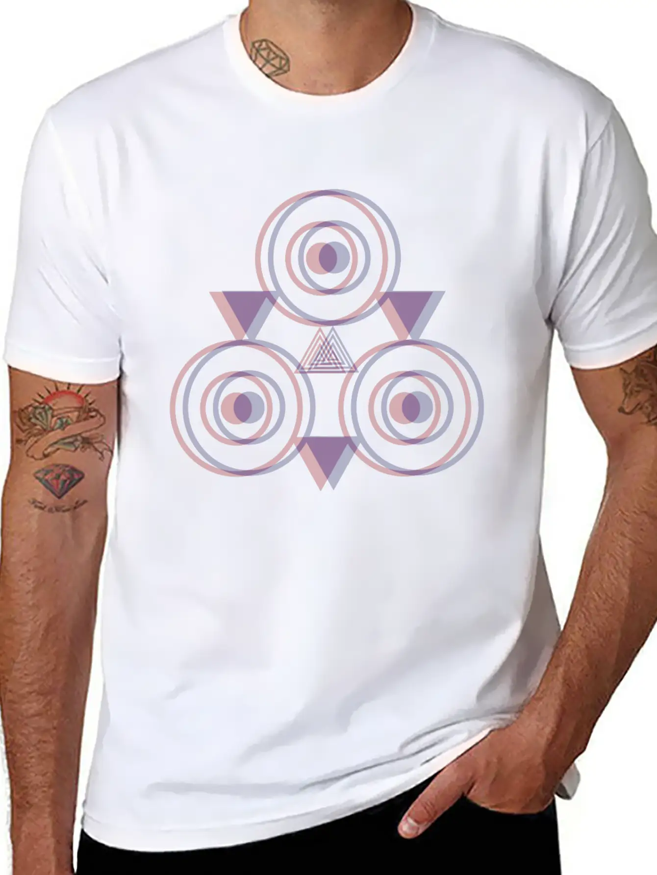 Three-Eyed Night Owl (Double Vision) Unisex Short Sleeve Soft Cotton T-Shirt – Casual Everyday Wear