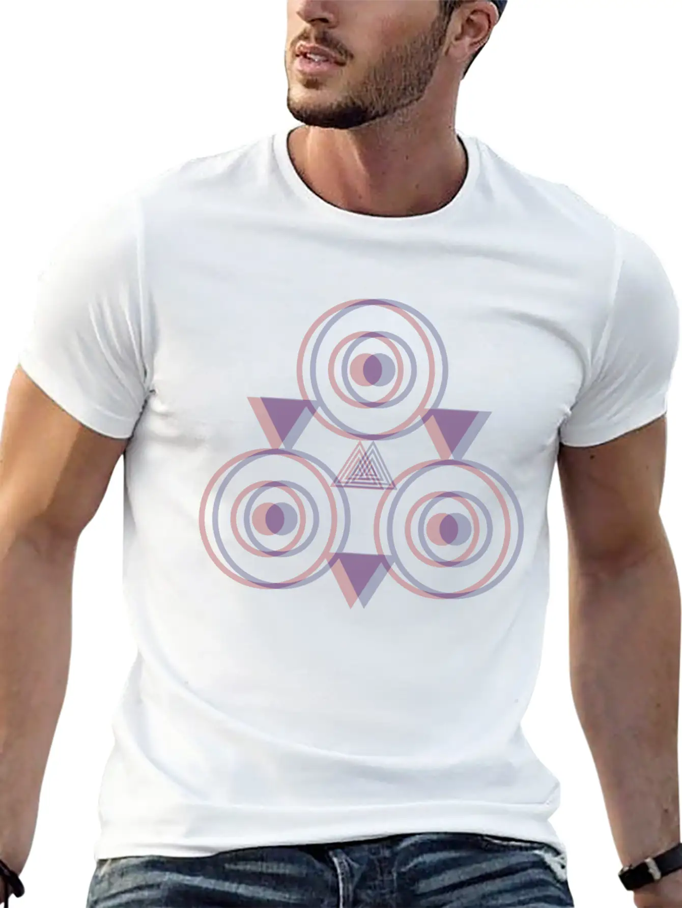 Three-Eyed Night Owl (Double Vision) Unisex Short Sleeve Soft Cotton T-Shirt – Casual Everyday Wear
