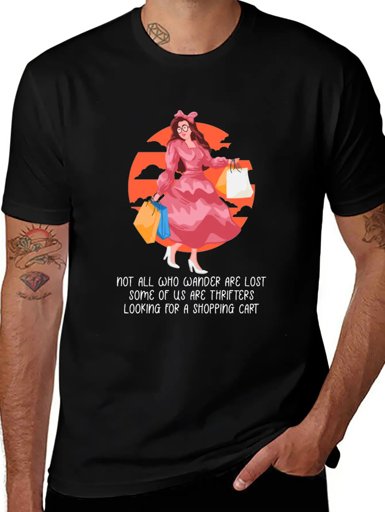 Thrifters Looking For A Shopping Cart Thrifting Lo Timeless Short Sleeve Tee – Comfy And Minimalist Design
