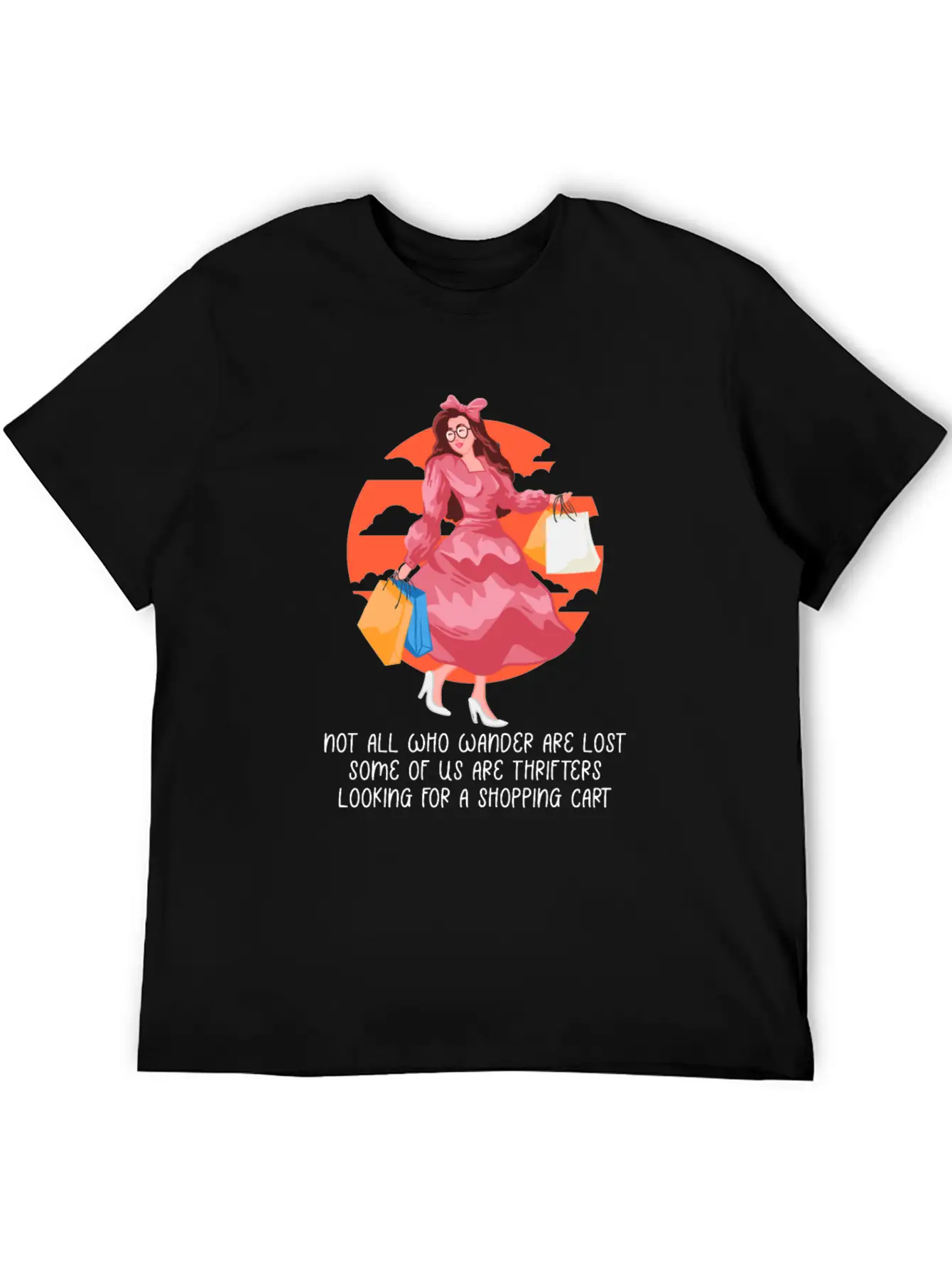 Thrifters Looking For A Shopping Cart Thrifting Lo Timeless Short Sleeve Tee – Comfy And Minimalist Design