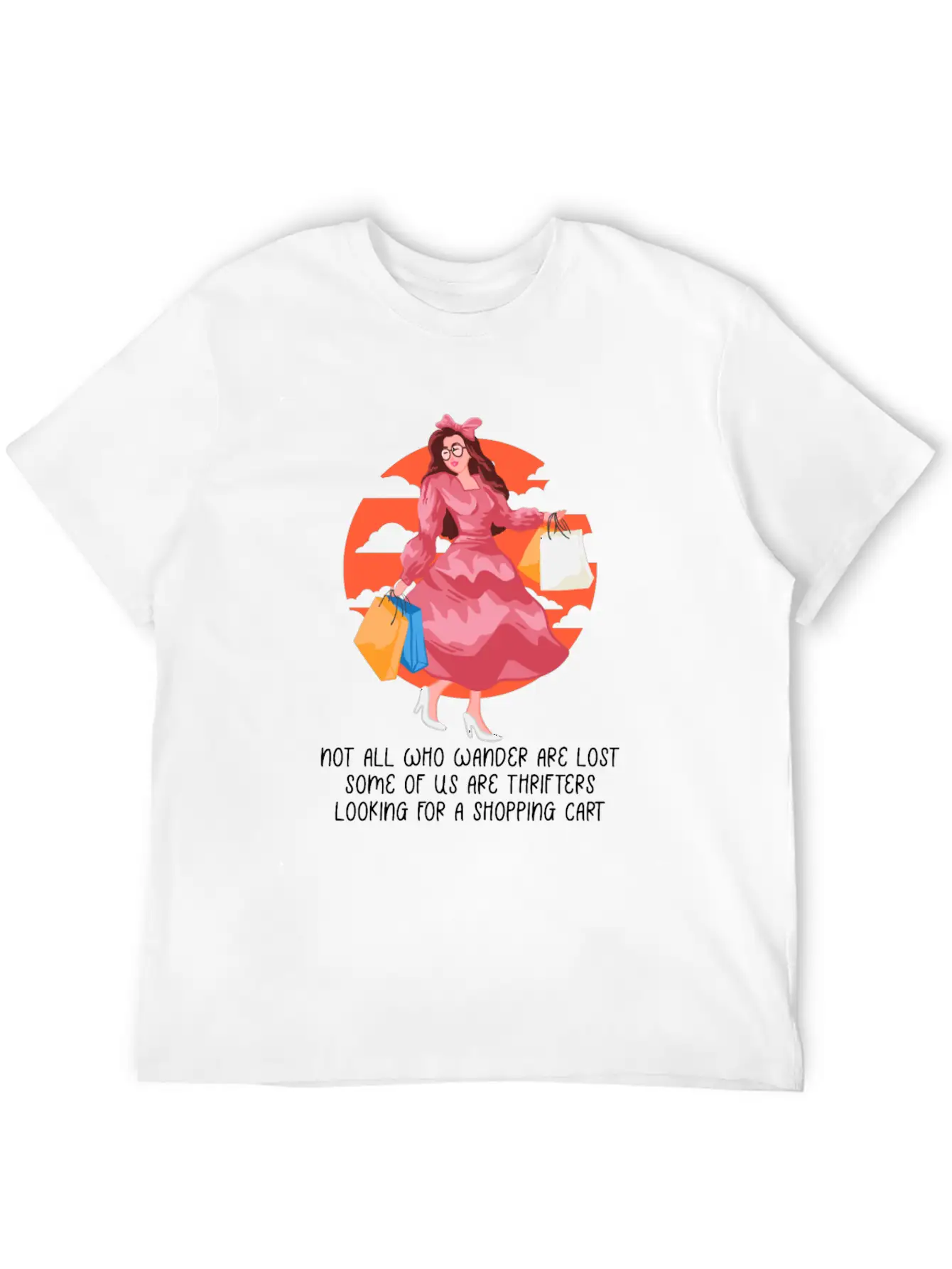 Thrifters Looking For A Shopping Cart Thrifting Lo Timeless Short Sleeve Tee – Comfy And Minimalist Design
