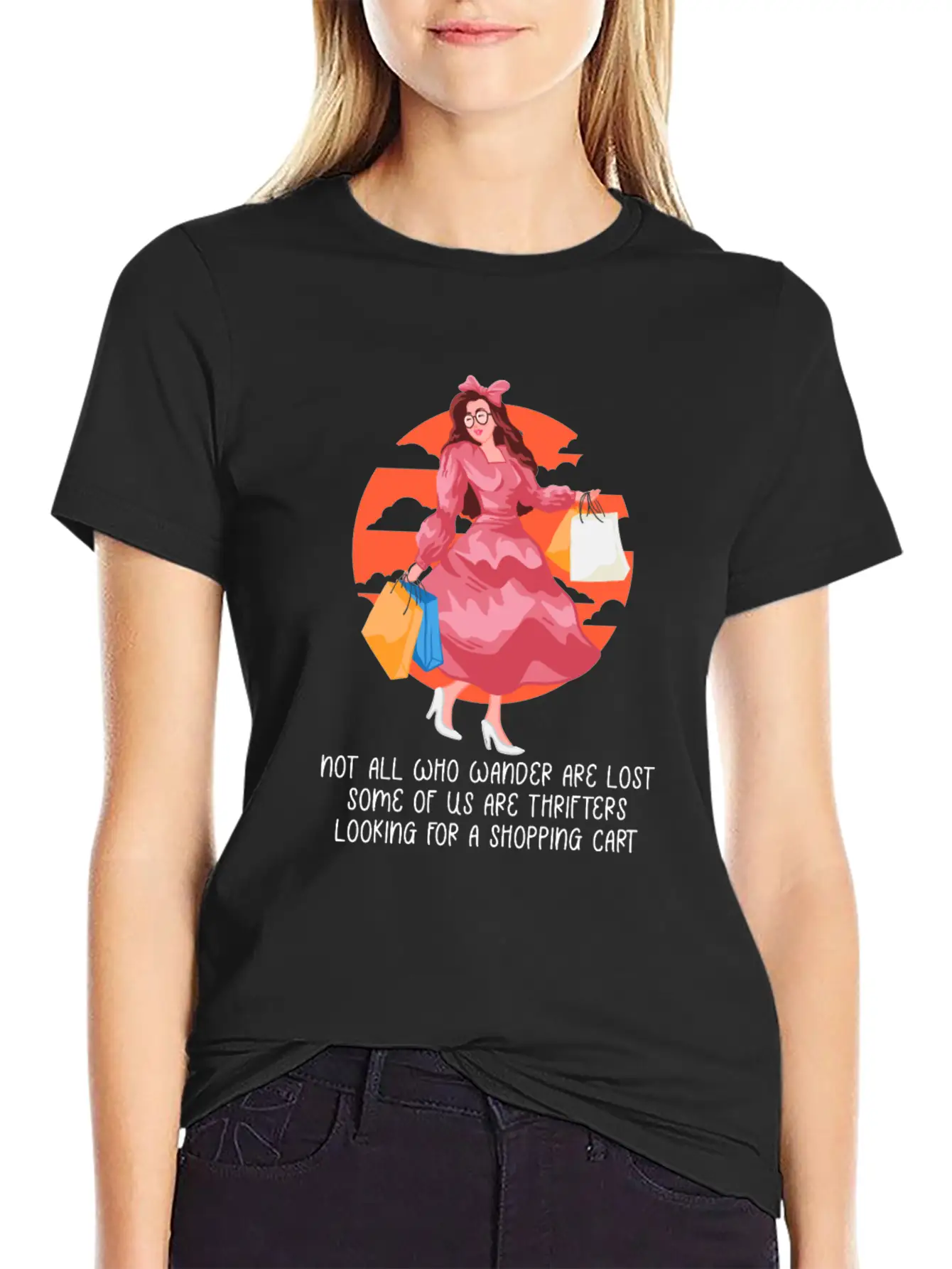 Thrifters Looking For A Shopping Cart Thrifting Lo Timeless Short Sleeve Tee – Comfy And Minimalist Design