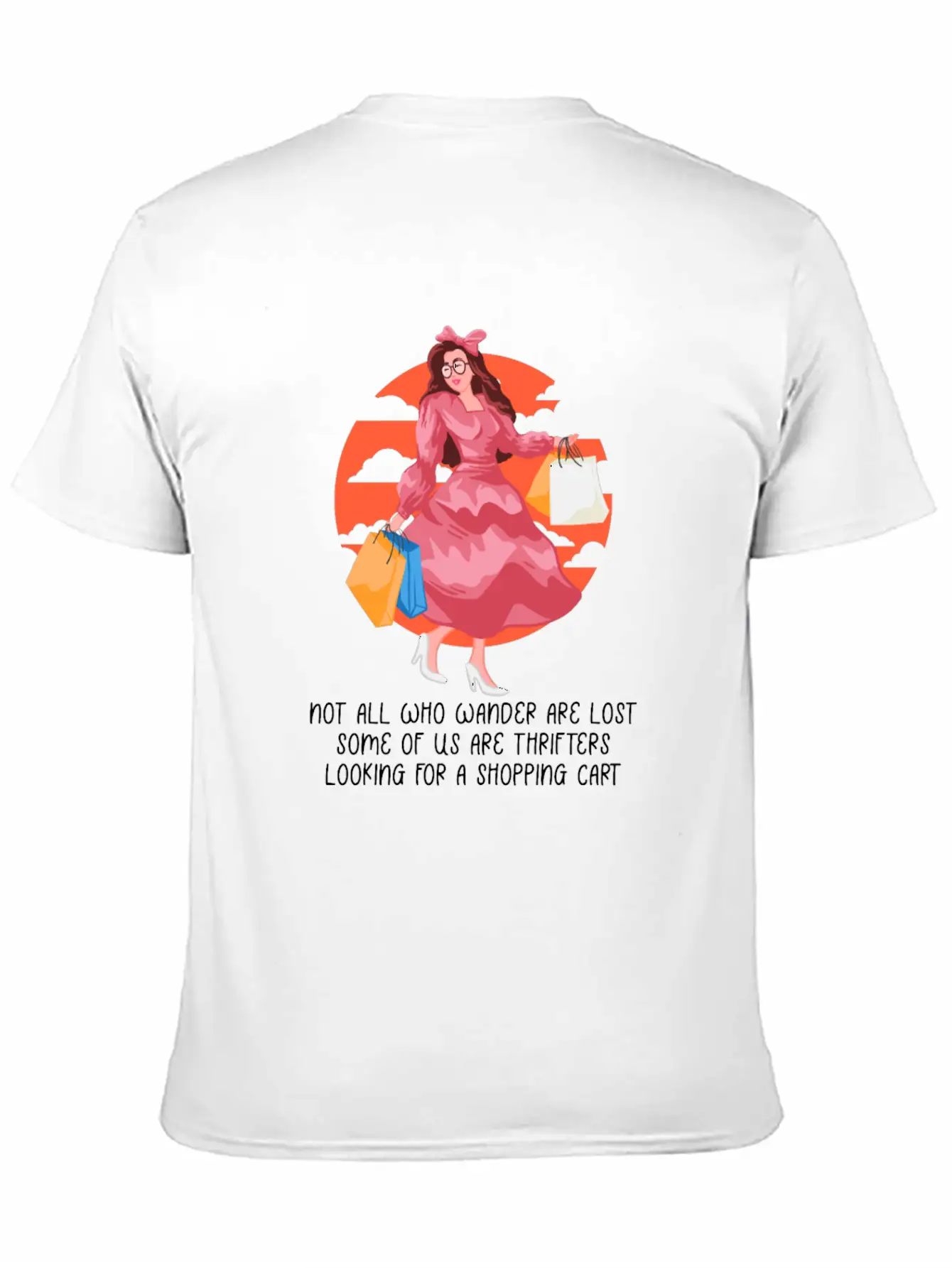 Thrifters Looking For A Shopping Cart Thrifting Lo Timeless Short Sleeve Tee – Comfy And Minimalist Design