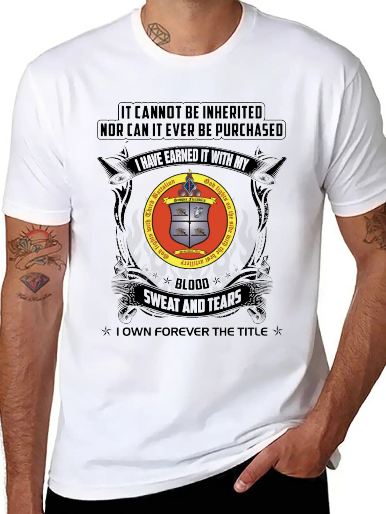 Thunder - Cannot Be Inherited Nor Be Purchased Timeless Short Sleeve Tee – Comfy And Minimalist Design
