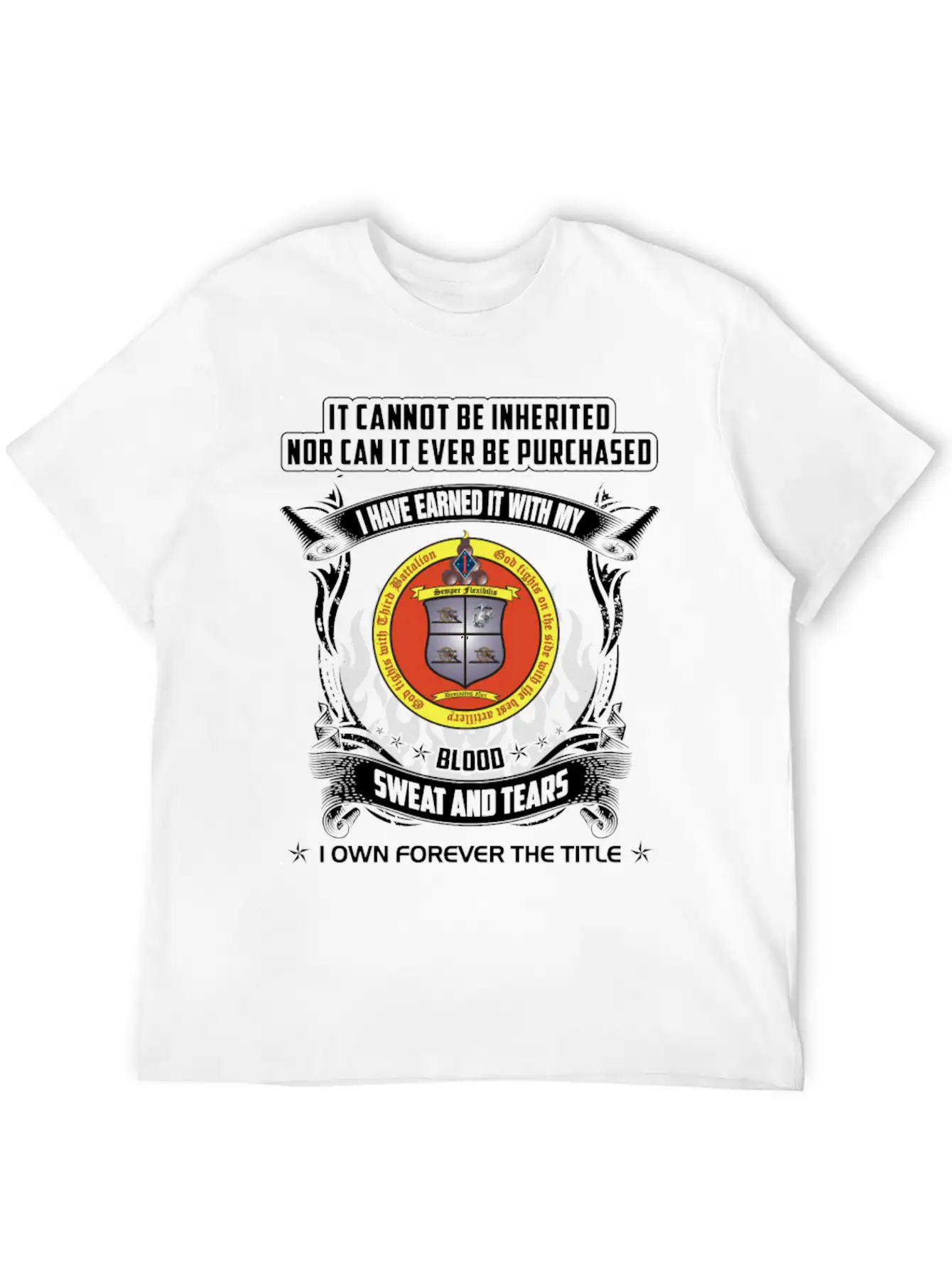 Thunder - Cannot Be Inherited Nor Be Purchased Timeless Short Sleeve Tee – Comfy And Minimalist Design