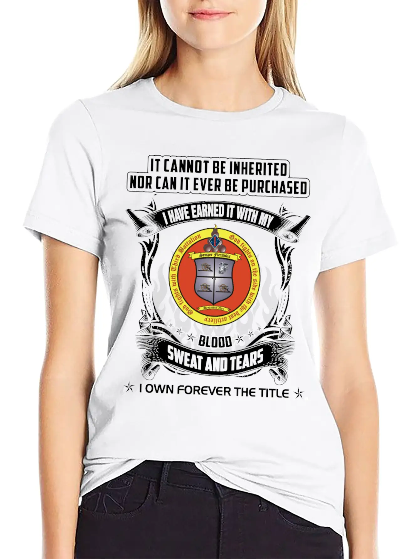 Thunder - Cannot Be Inherited Nor Be Purchased Timeless Short Sleeve Tee – Comfy And Minimalist Design
