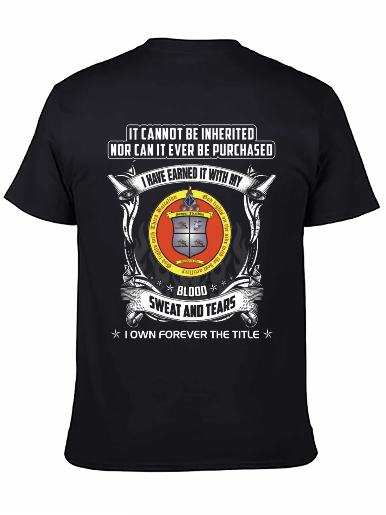 Thunder - Cannot Be Inherited Nor Be Purchased Timeless Short Sleeve Tee – Comfy And Minimalist Design