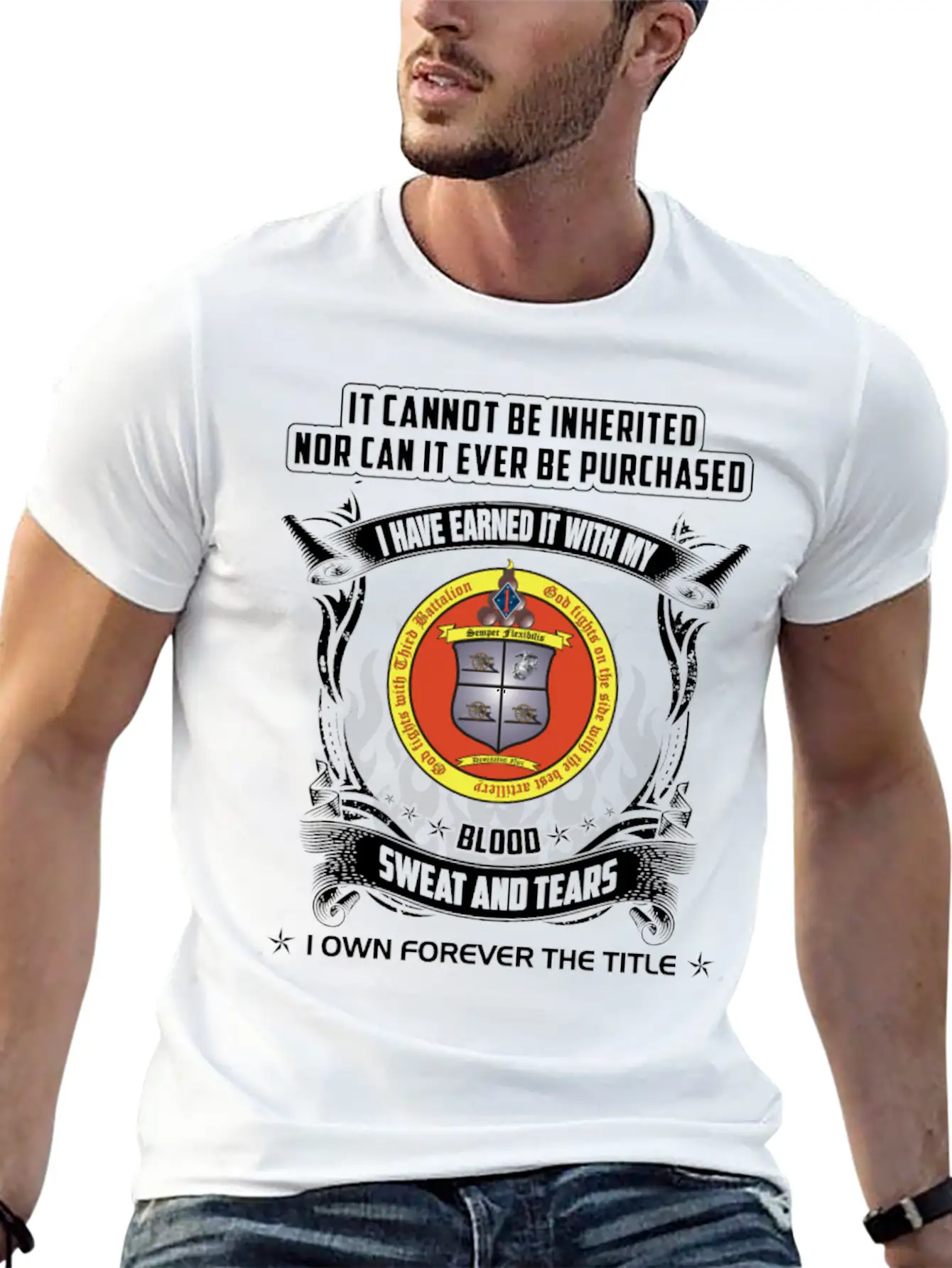 Thunder - Cannot Be Inherited Nor Be Purchased Timeless Short Sleeve Tee – Comfy And Minimalist Design