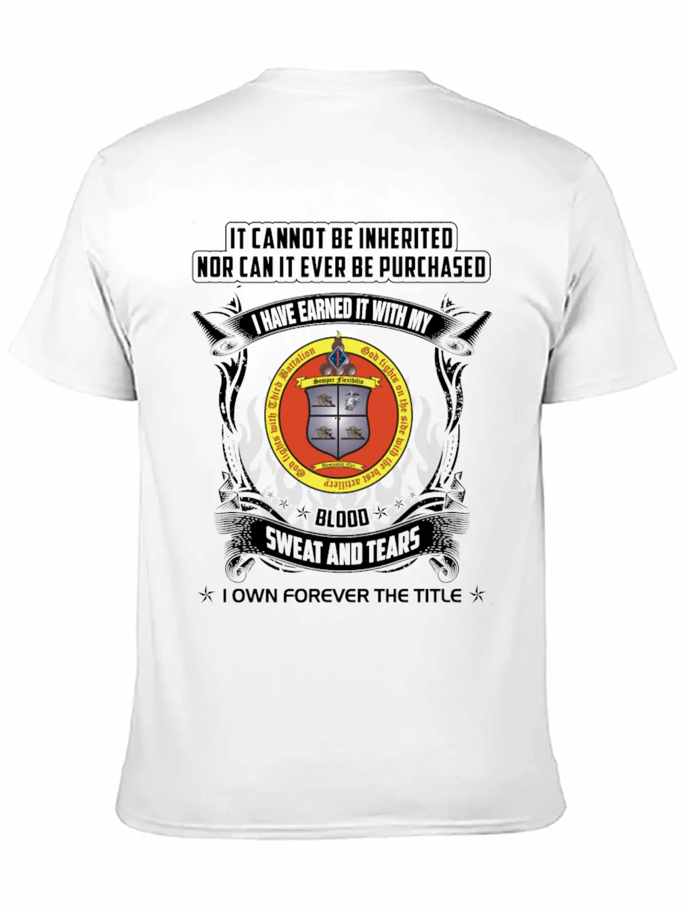 Thunder - Cannot Be Inherited Nor Be Purchased Timeless Short Sleeve Tee – Comfy And Minimalist Design