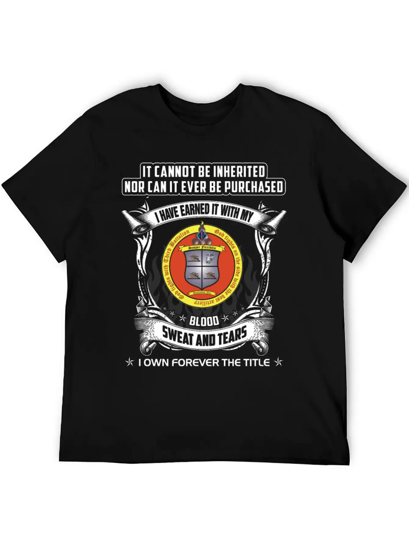 Thunder - Cannot Be Inherited Nor Be Purchased Timeless Short Sleeve Tee – Comfy And Minimalist Design