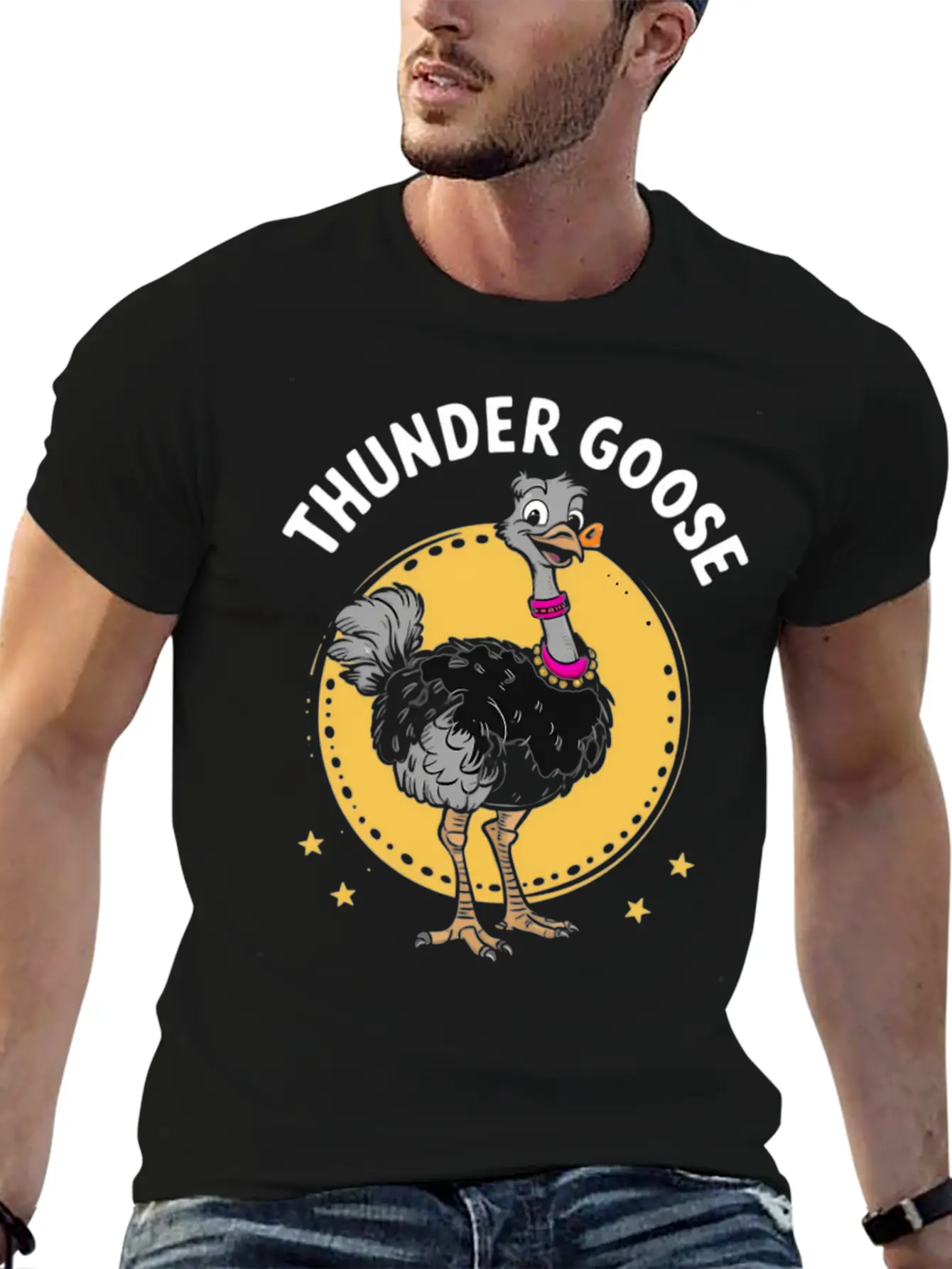Thunder Goose Comfortable Minimalist Graphic Tee – Summer Style Essential