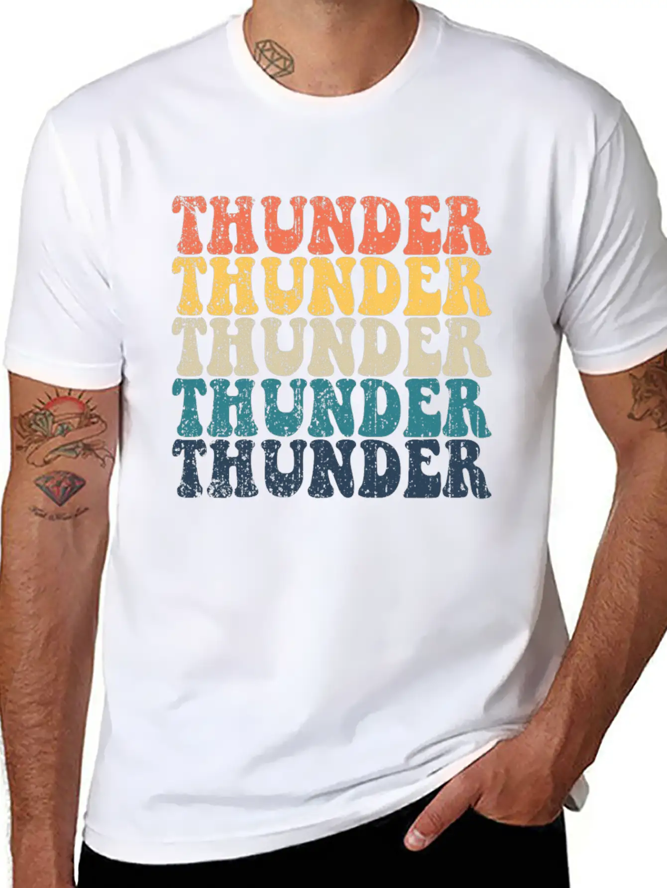 Thunder High School Thunder Sports Retro Thundervi Timeless Short Sleeve Tee – Comfy And Minimalist Design