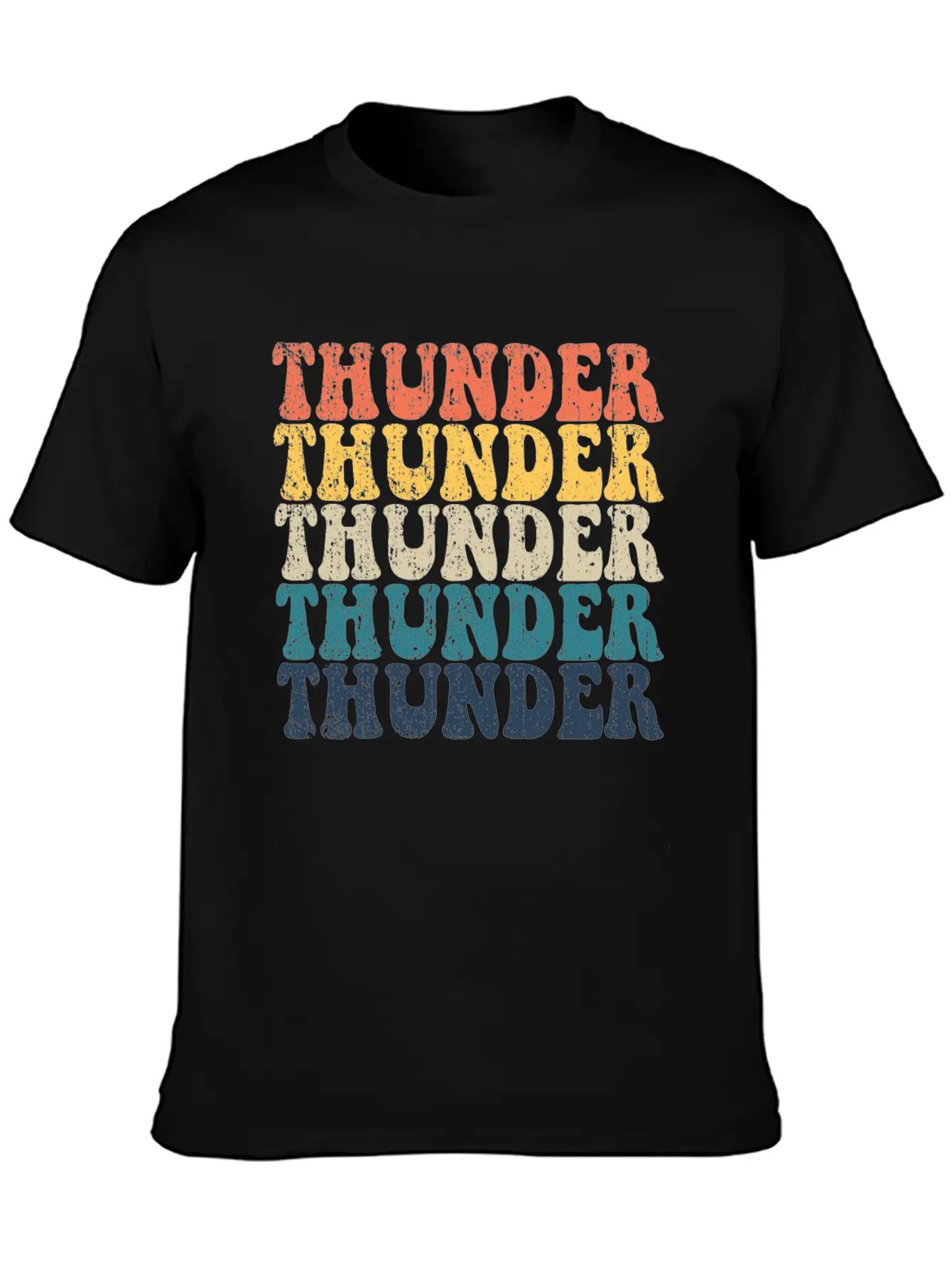 Thunder High School Thunder Sports Retro Thundervi Timeless Short Sleeve Tee – Comfy And Minimalist Design