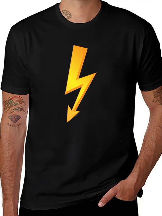 Thunder Lighting Unisex Casual T-Shirt – Clean Design For Daily Comfort