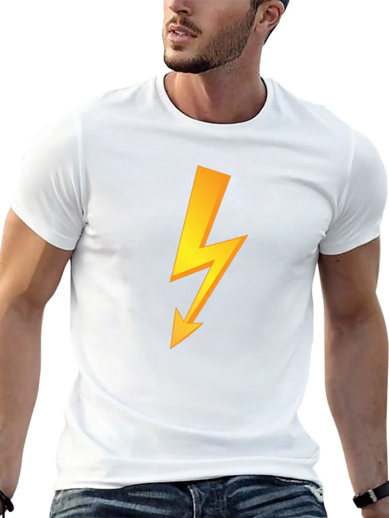 Thunder Lighting Unisex Casual T-Shirt – Clean Design For Daily Comfort