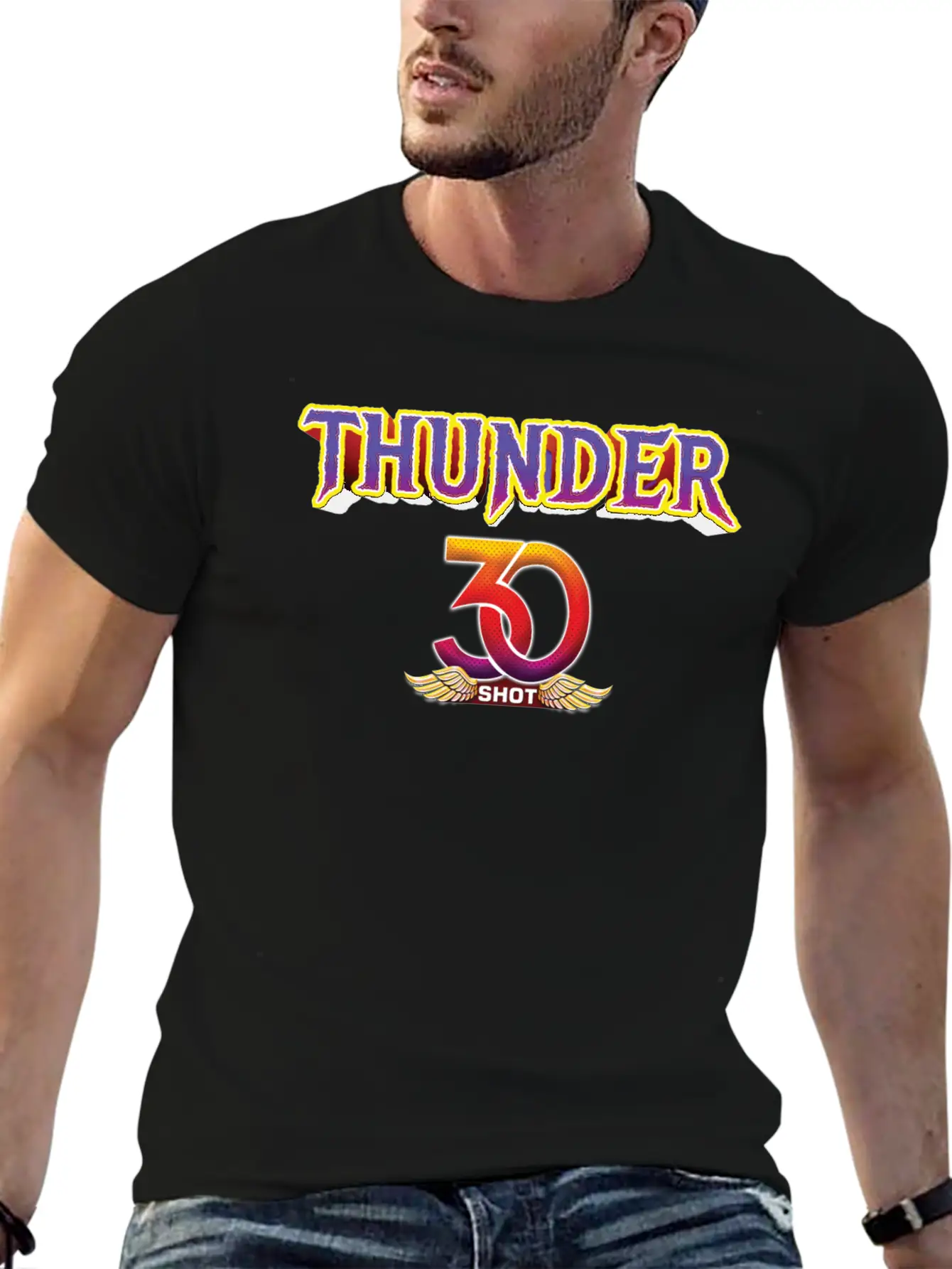 Thunder Stone Comfortable Minimalist Graphic Tee – Summer Style Essential