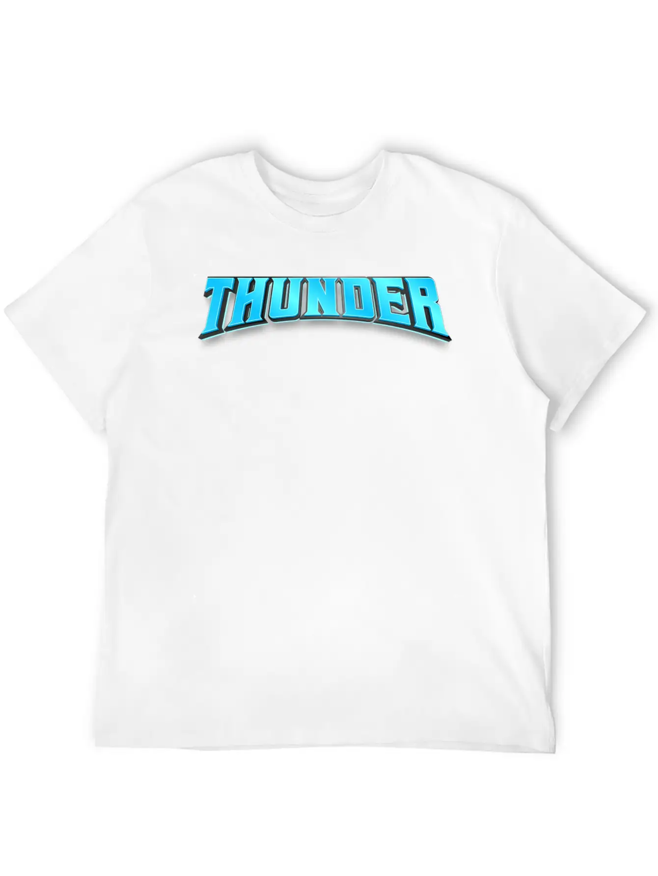 THUNDER TYPOGRAPHY Stylish Everyday T-Shirt – Unisex Basic Cotton Tee