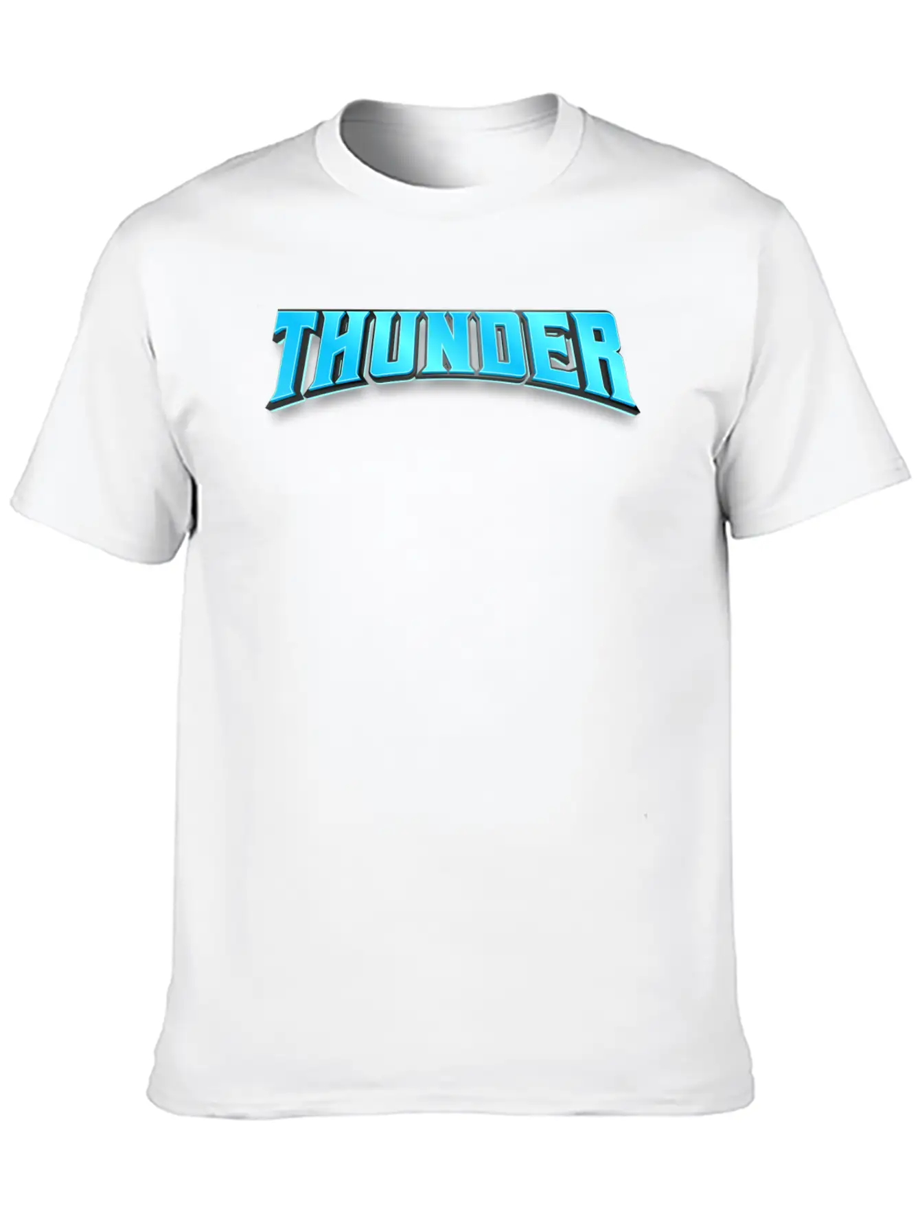 THUNDER TYPOGRAPHY Stylish Everyday T-Shirt – Unisex Basic Cotton Tee