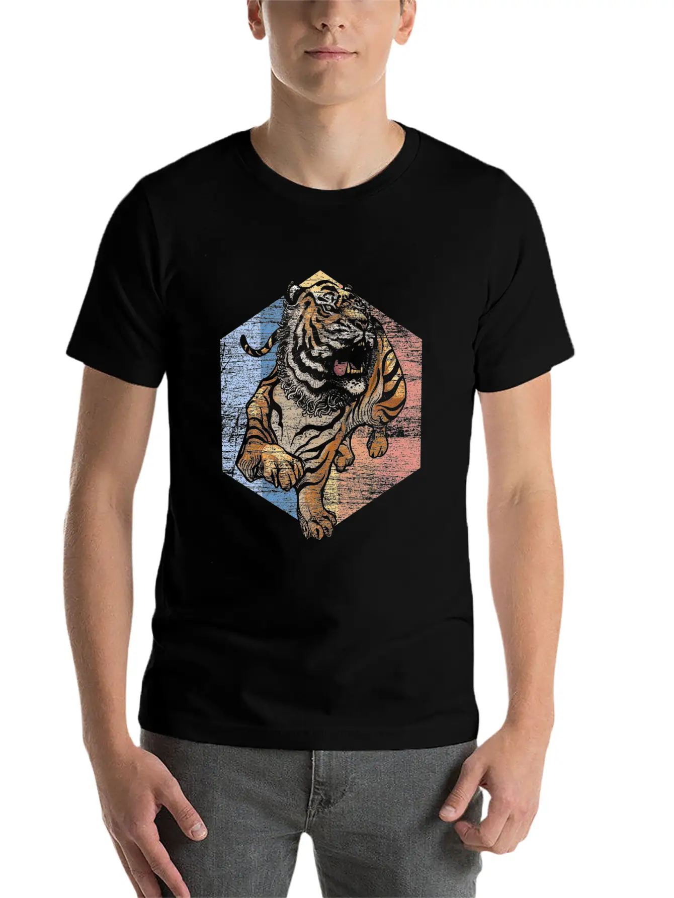 Tiger Basic Graphic T-Shirt – Daily Comfort In Soft Cotton