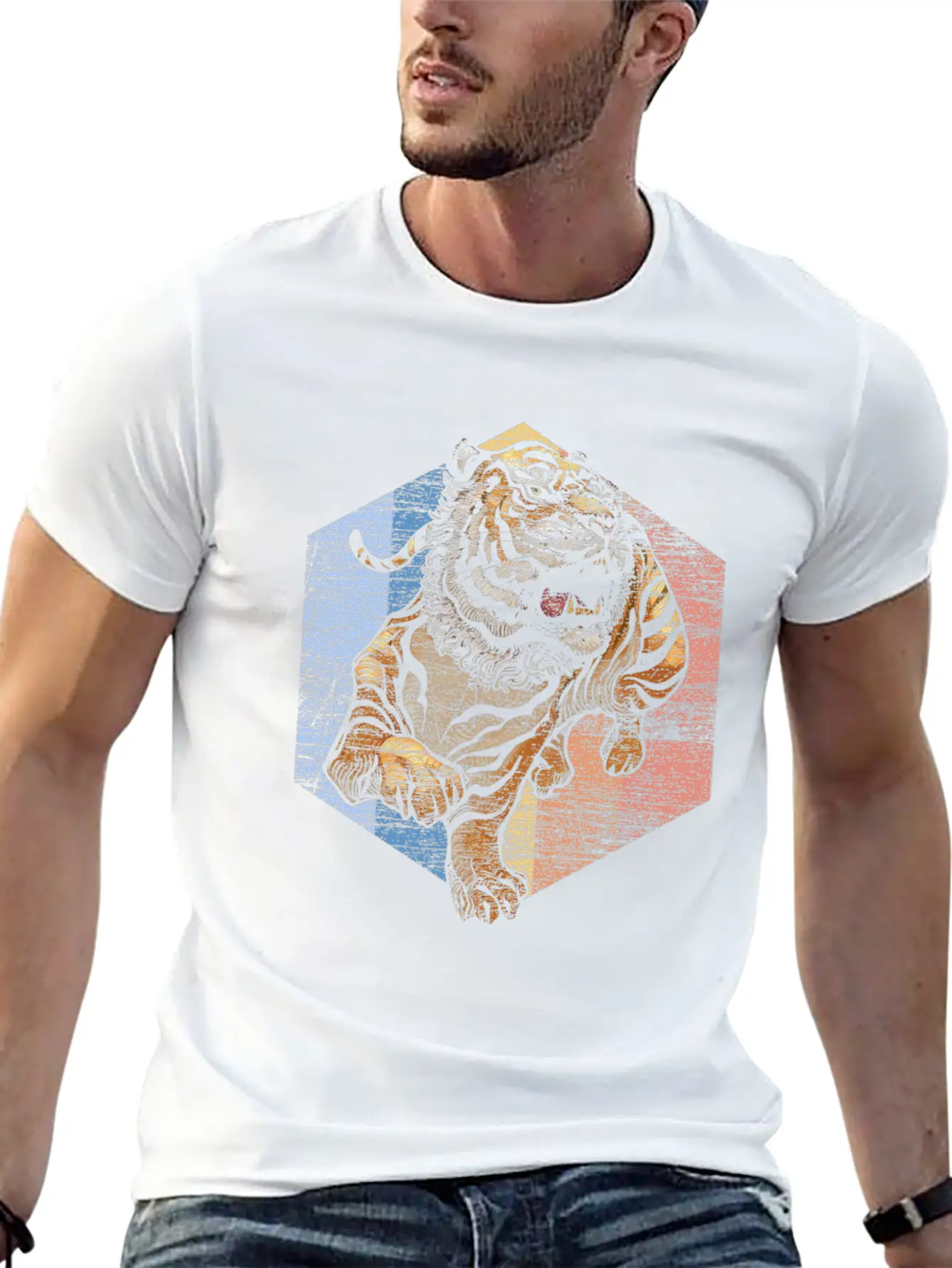 Tiger Basic Graphic T-Shirt – Daily Comfort In Soft Cotton