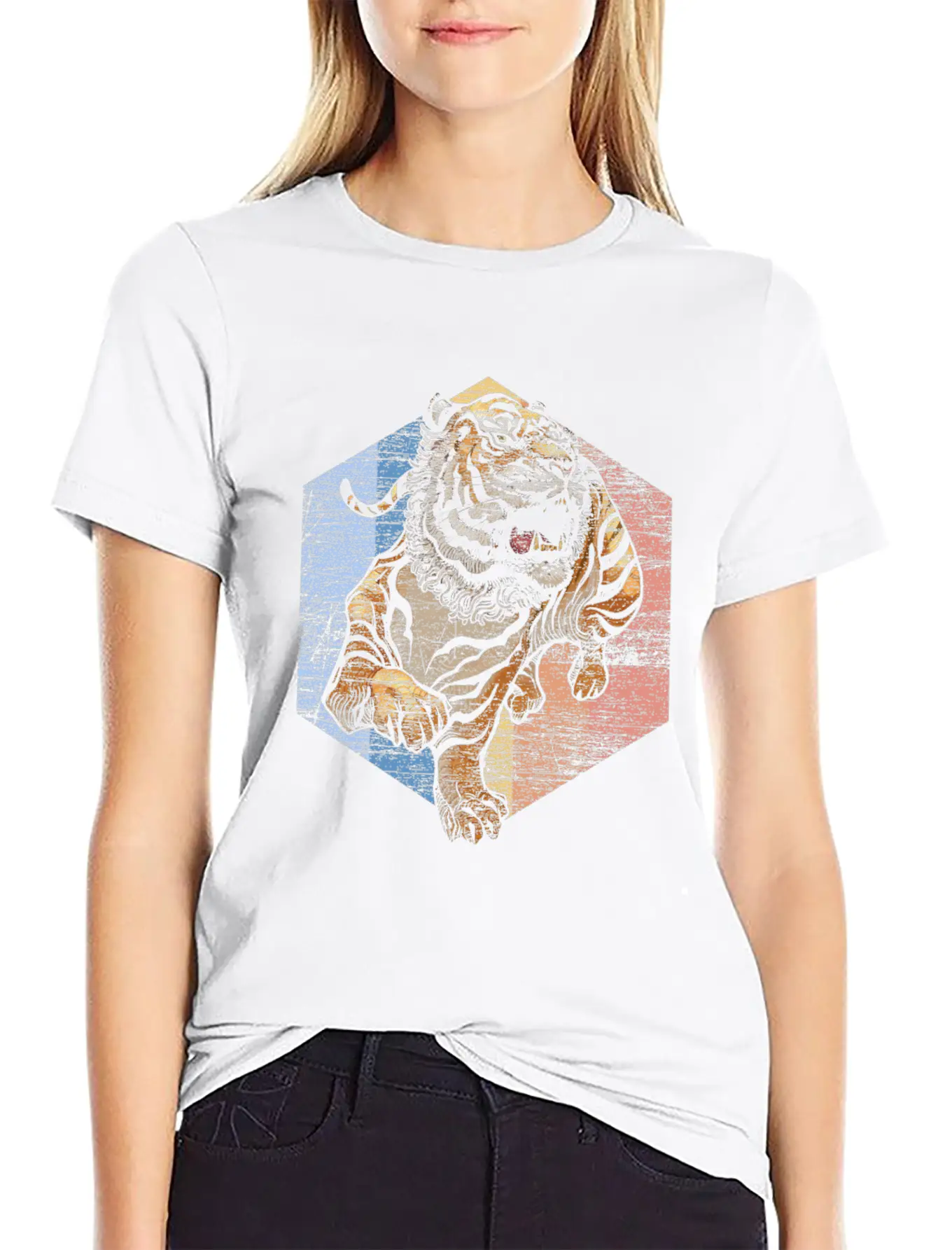 Tiger Basic Graphic T-Shirt – Daily Comfort In Soft Cotton