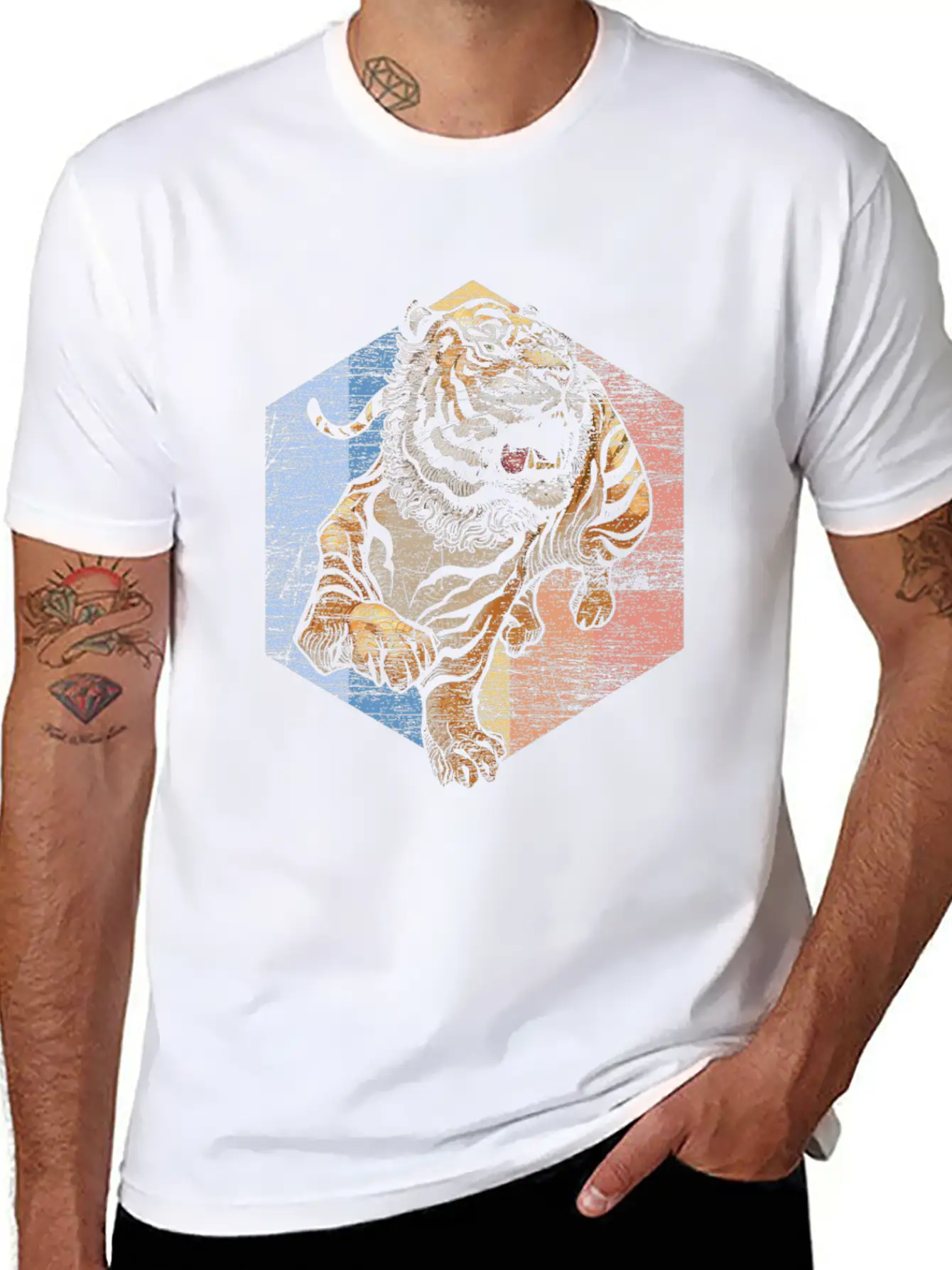 Tiger Basic Graphic T-Shirt – Daily Comfort In Soft Cotton
