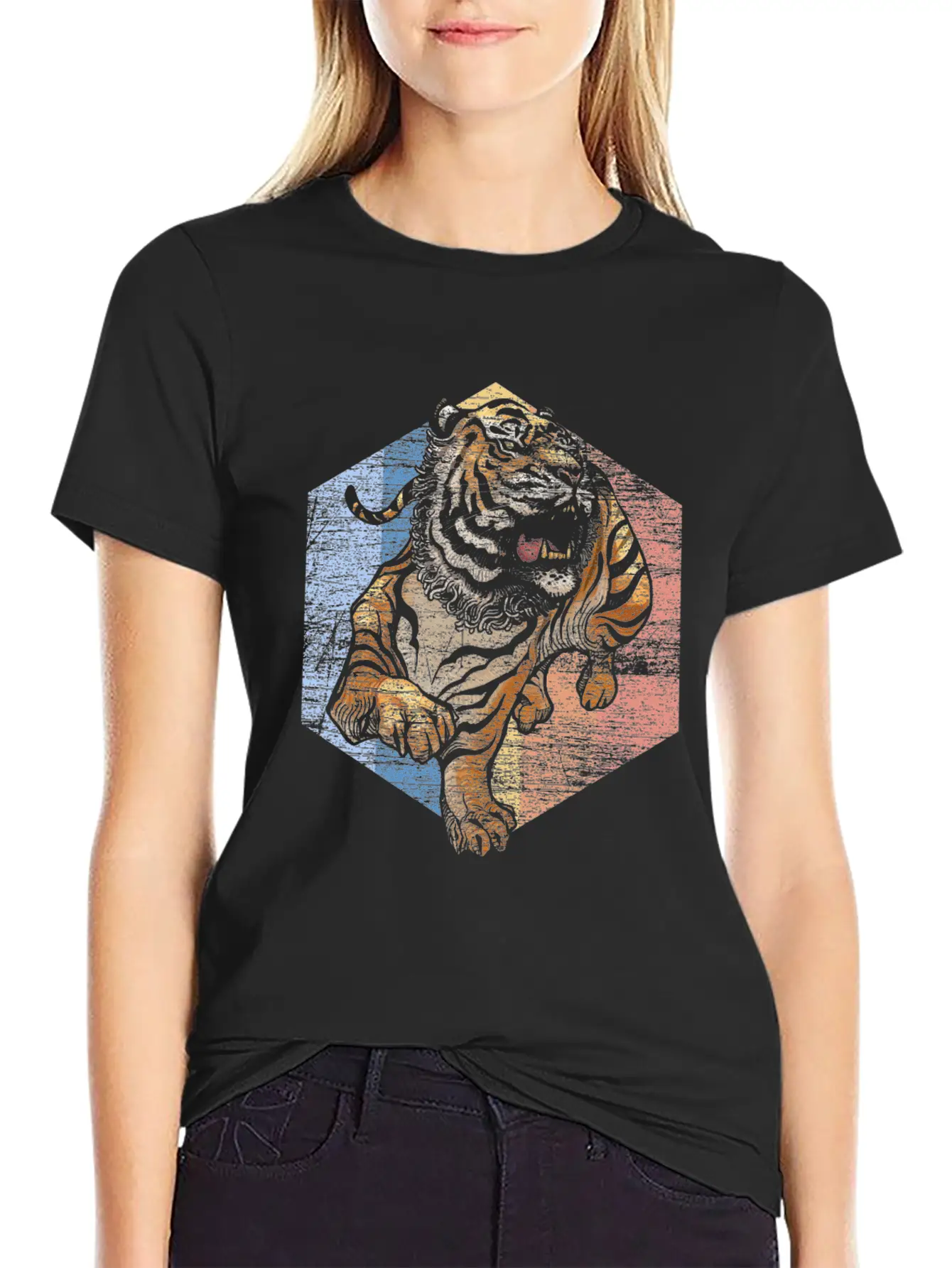 Tiger Basic Graphic T-Shirt – Daily Comfort In Soft Cotton