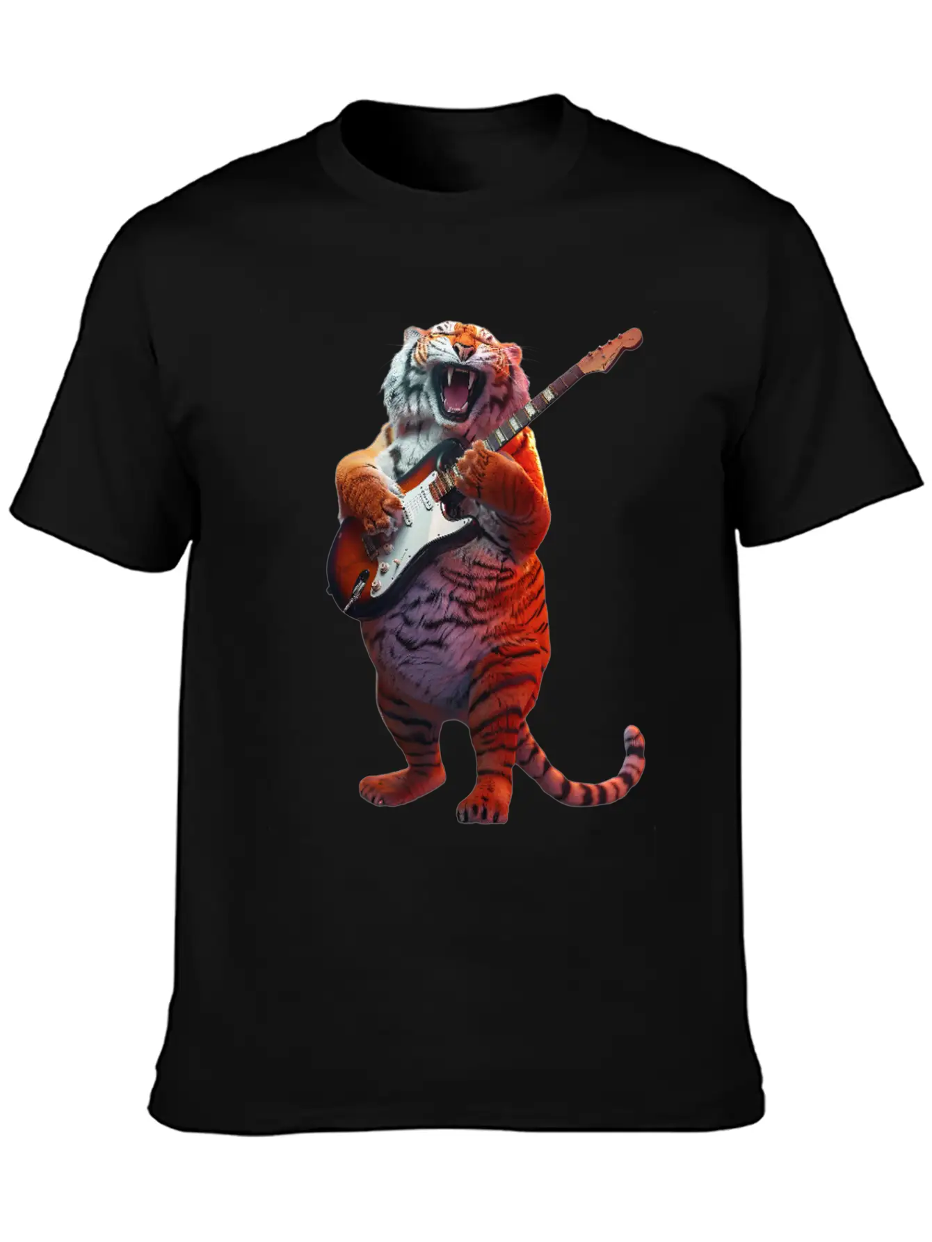Tiger Comfortable Minimalist Graphic Tee – Summer Style Essential